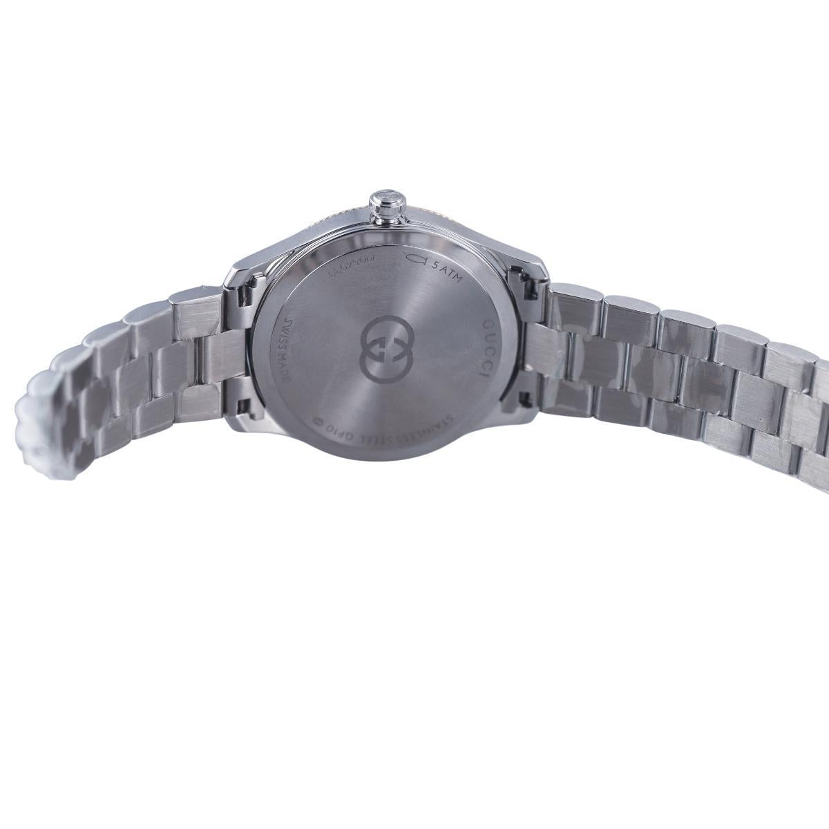 Gucci G-Timeless 29mm Two Tone Diamond Ladies Watch YA1265063