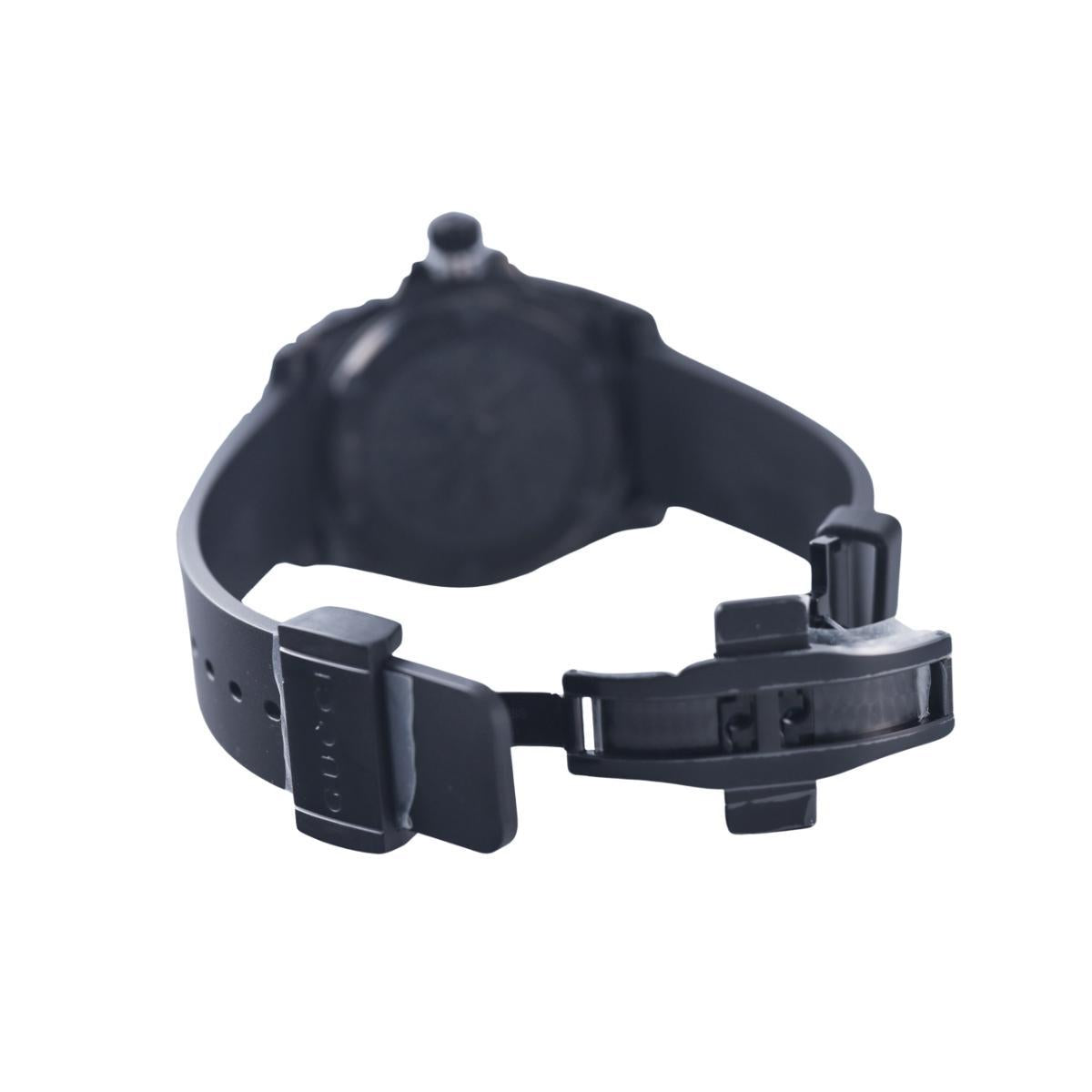 Gucci Dive Black Dial PVD Steel Automatic Watch YA136361