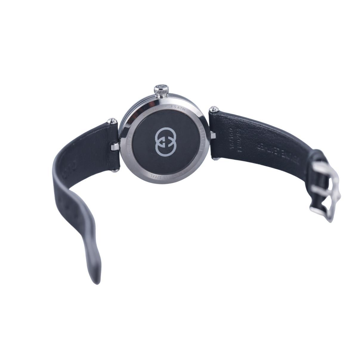 Gucci Model 2000 Cruise 2025 30mm Black Dial Steel Ladies Watch YA167505