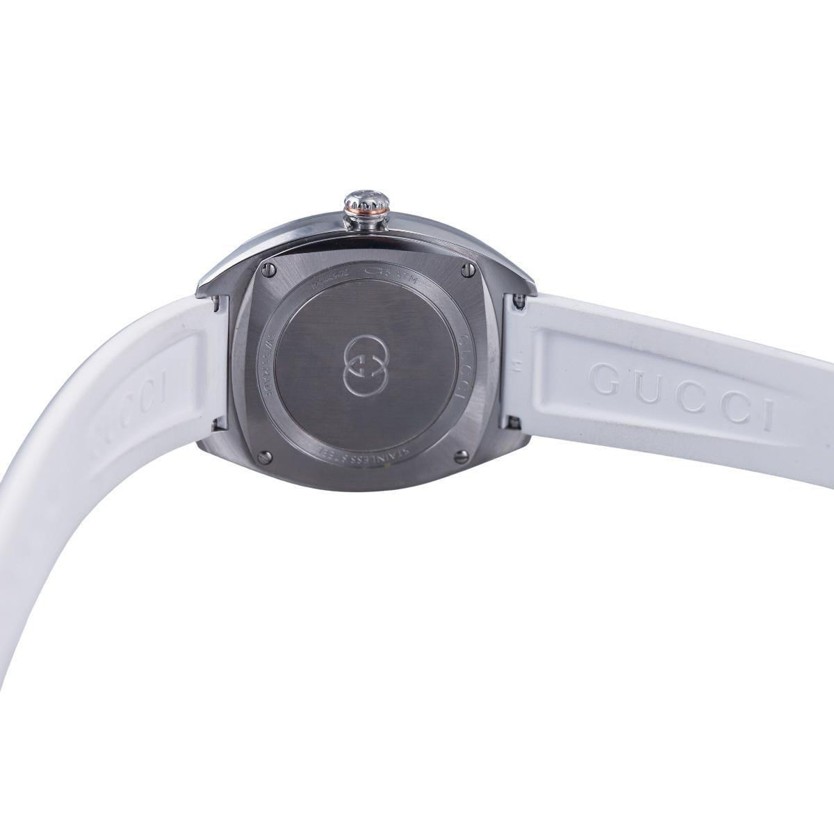 Gucci Interlocking G Diamond Silver Dial 29mm Ladies Watch YA142512