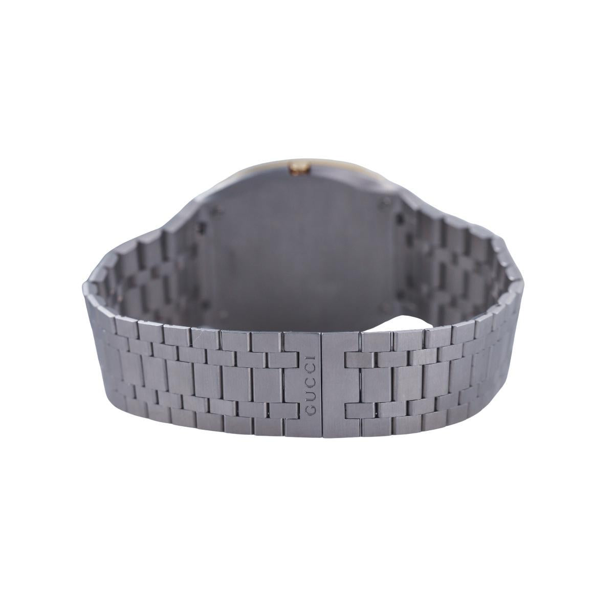 Gucci 25H 38mm Two Tone Men's Watch YA163403