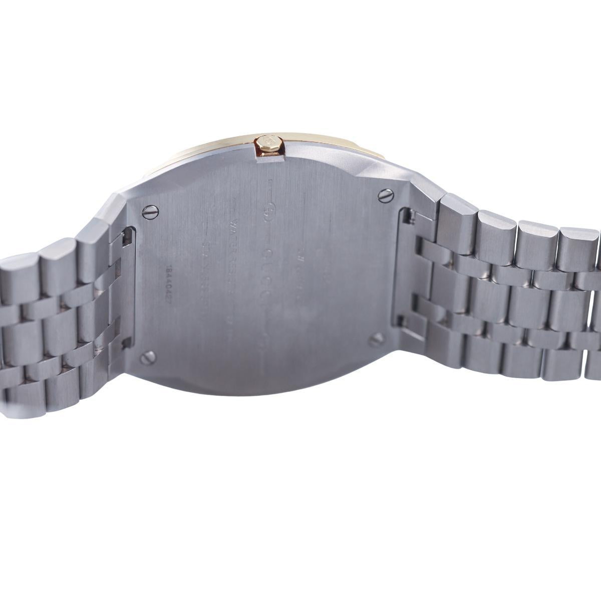 Gucci 25H 38mm Two Tone Men's Watch YA163403