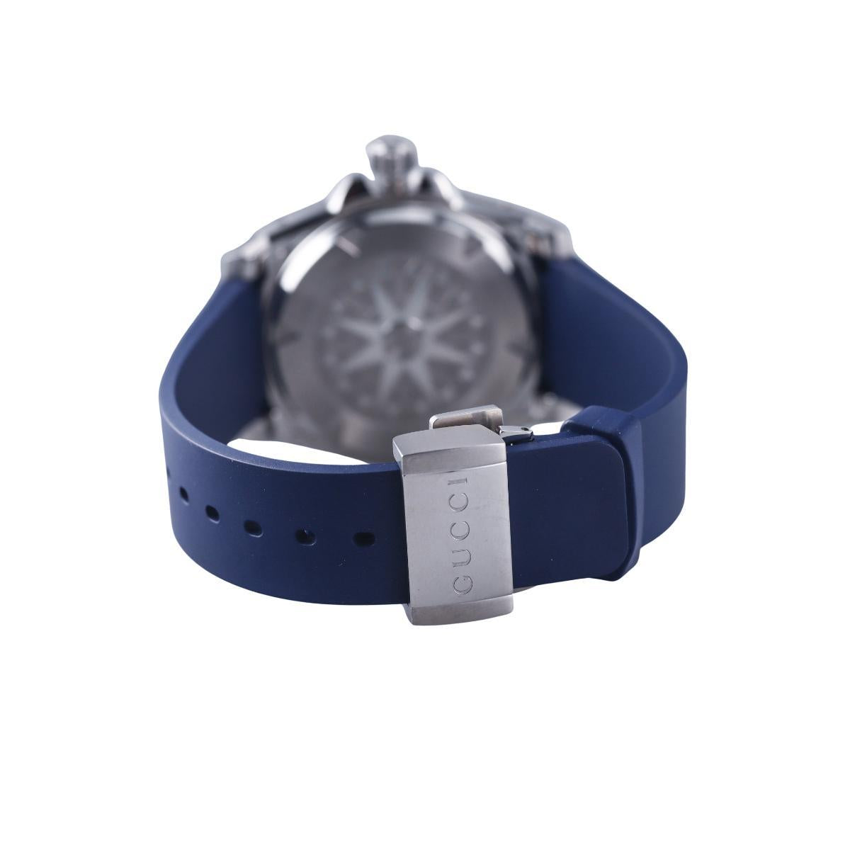 Gucci Dive 40mm Blue Automatic Steel Watch YA136359