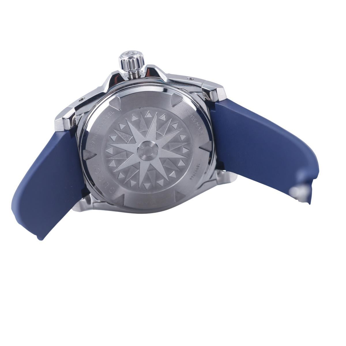Gucci Dive 40mm Blue Automatic Steel Watch YA136359