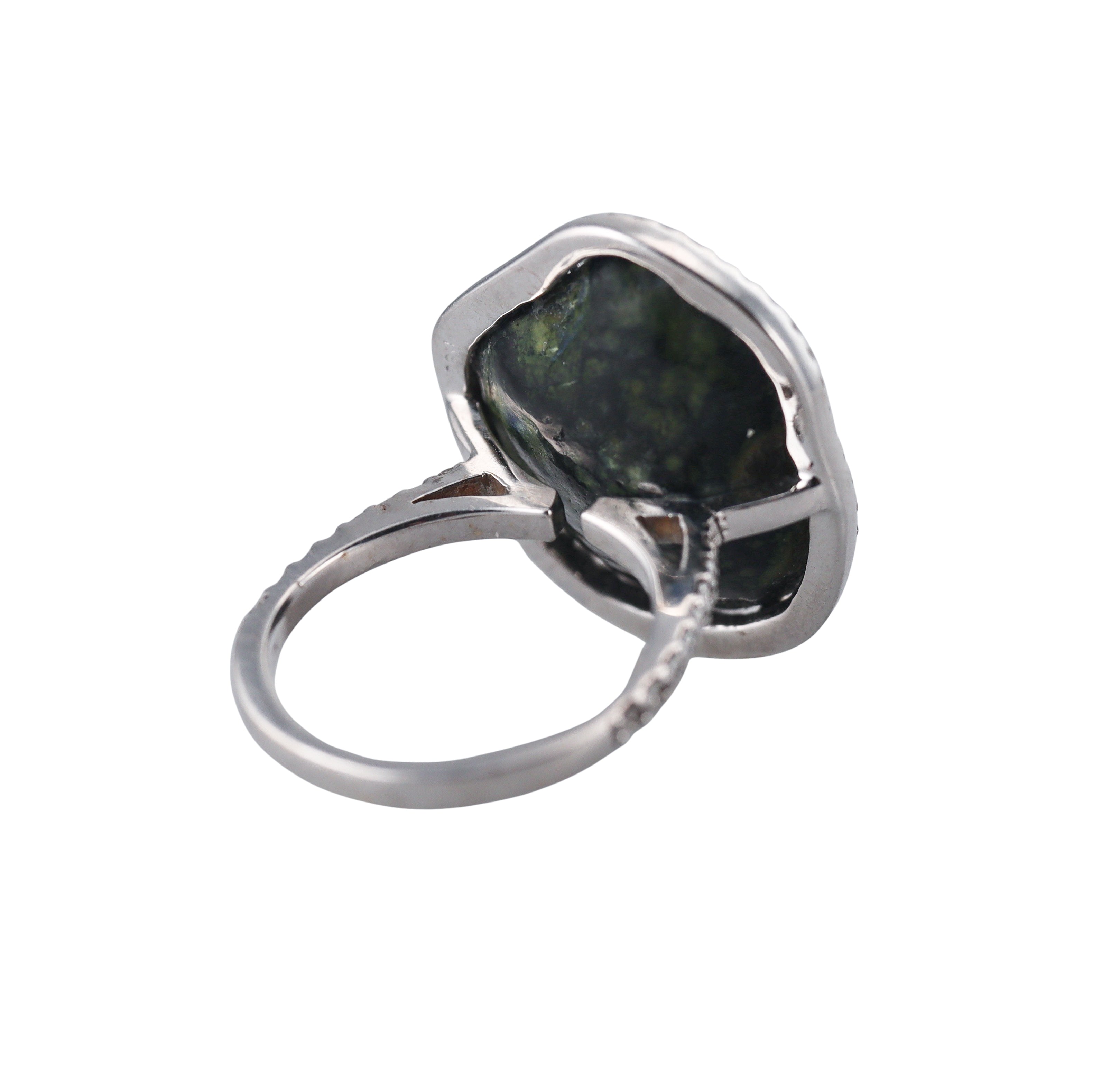 Kimberly McDonald Rockras 18k Gold Druzy Geode Diamond Ring