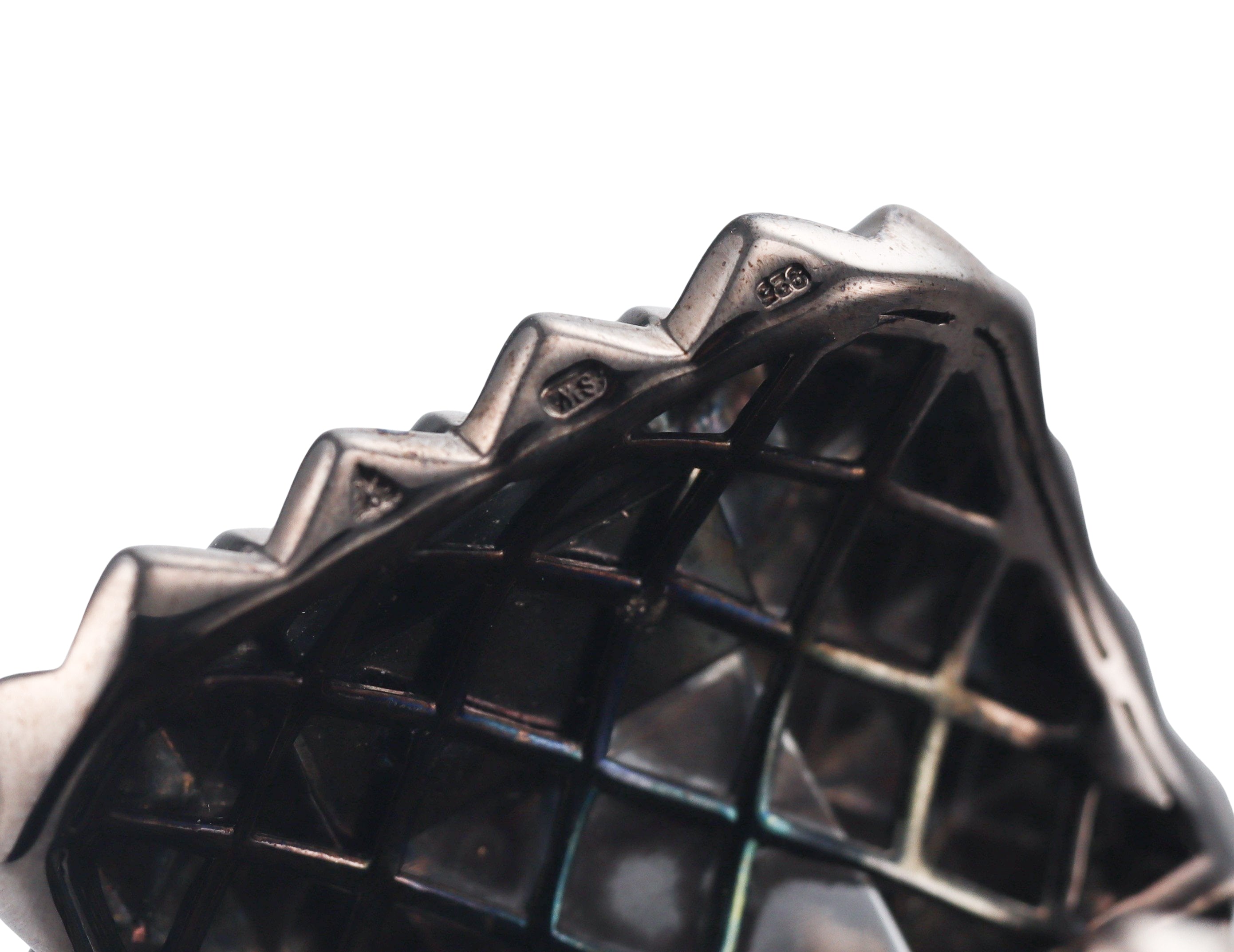 Stephen Webster Blackened Silver Superstud Cuff Bracelet