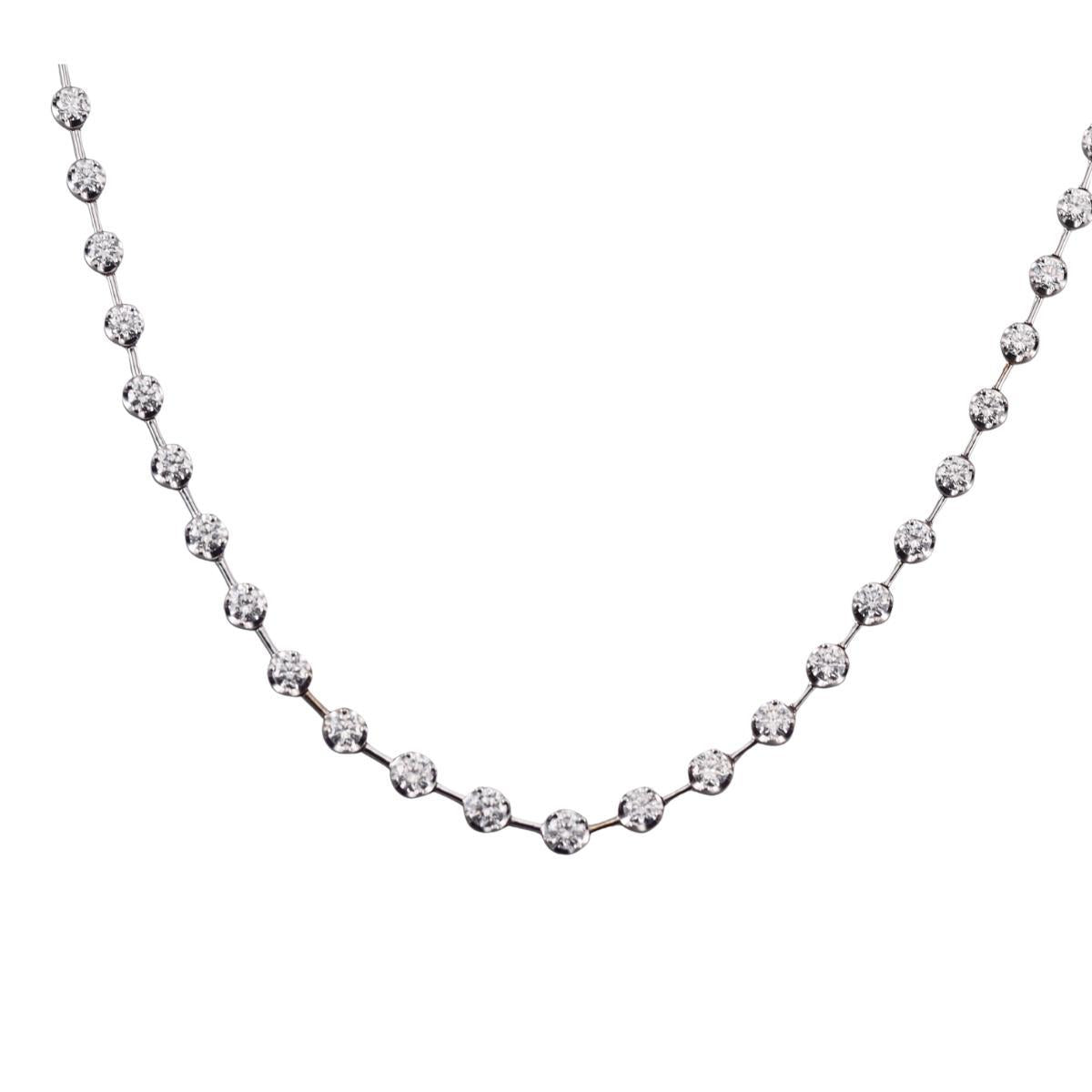 Memoire 18k Gold Diamond Necklace