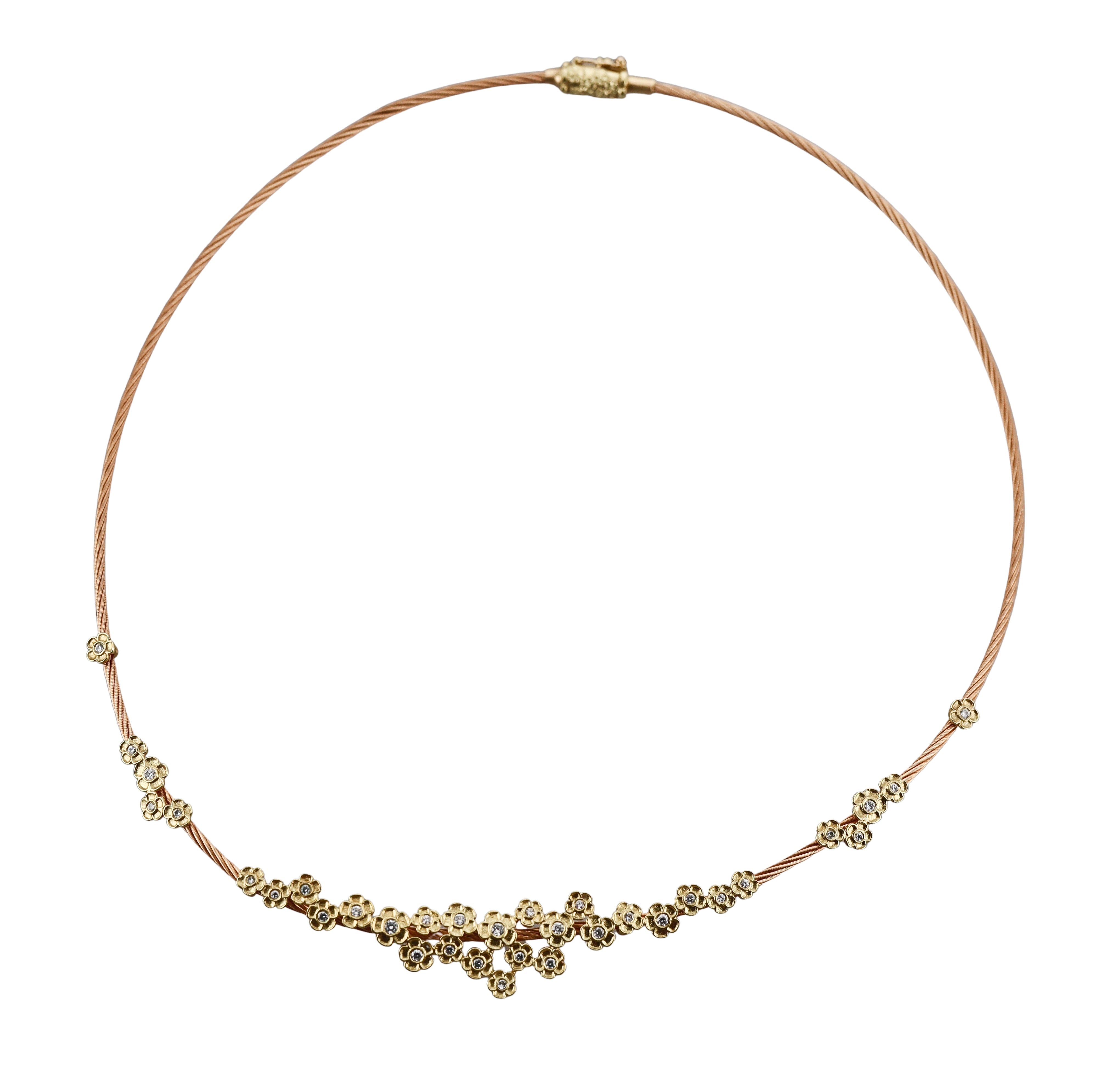 Paul Morelli 18k Gold Diamond Necklace