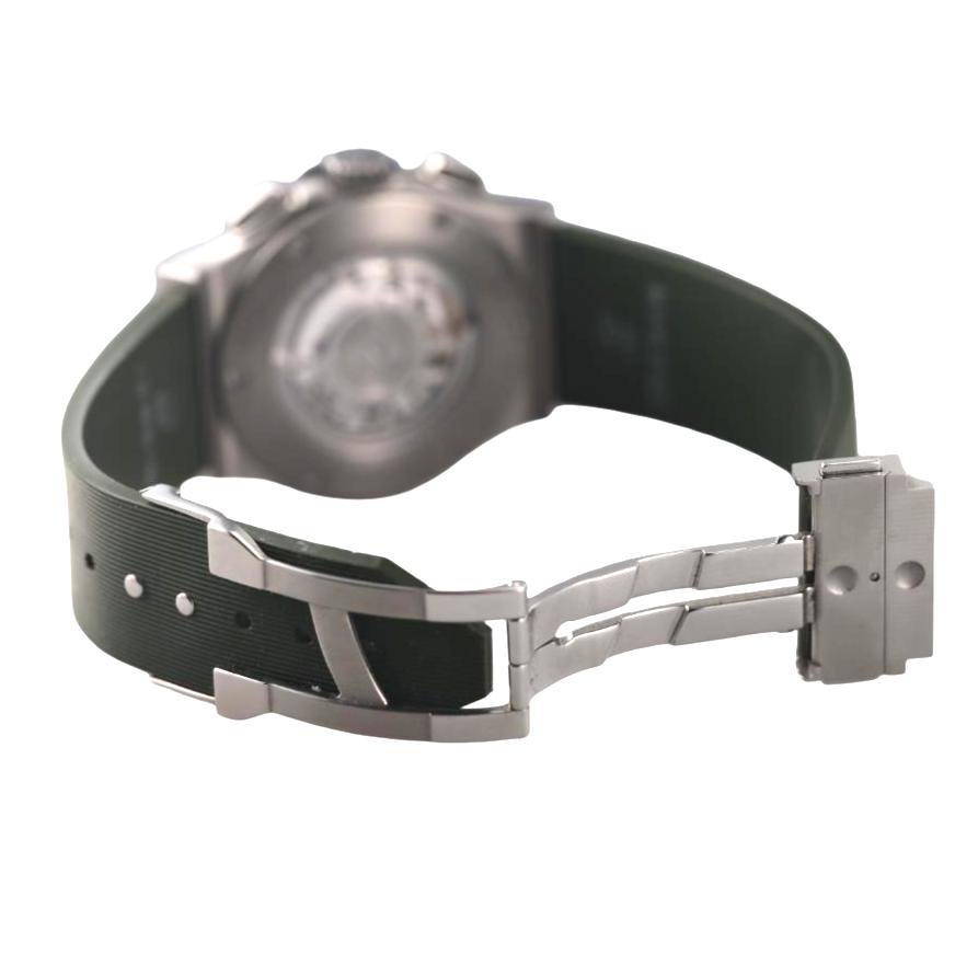 Hublot Classic Fusion Chronograph Green Automatic Titanium Watch 521.NX.8970.LR