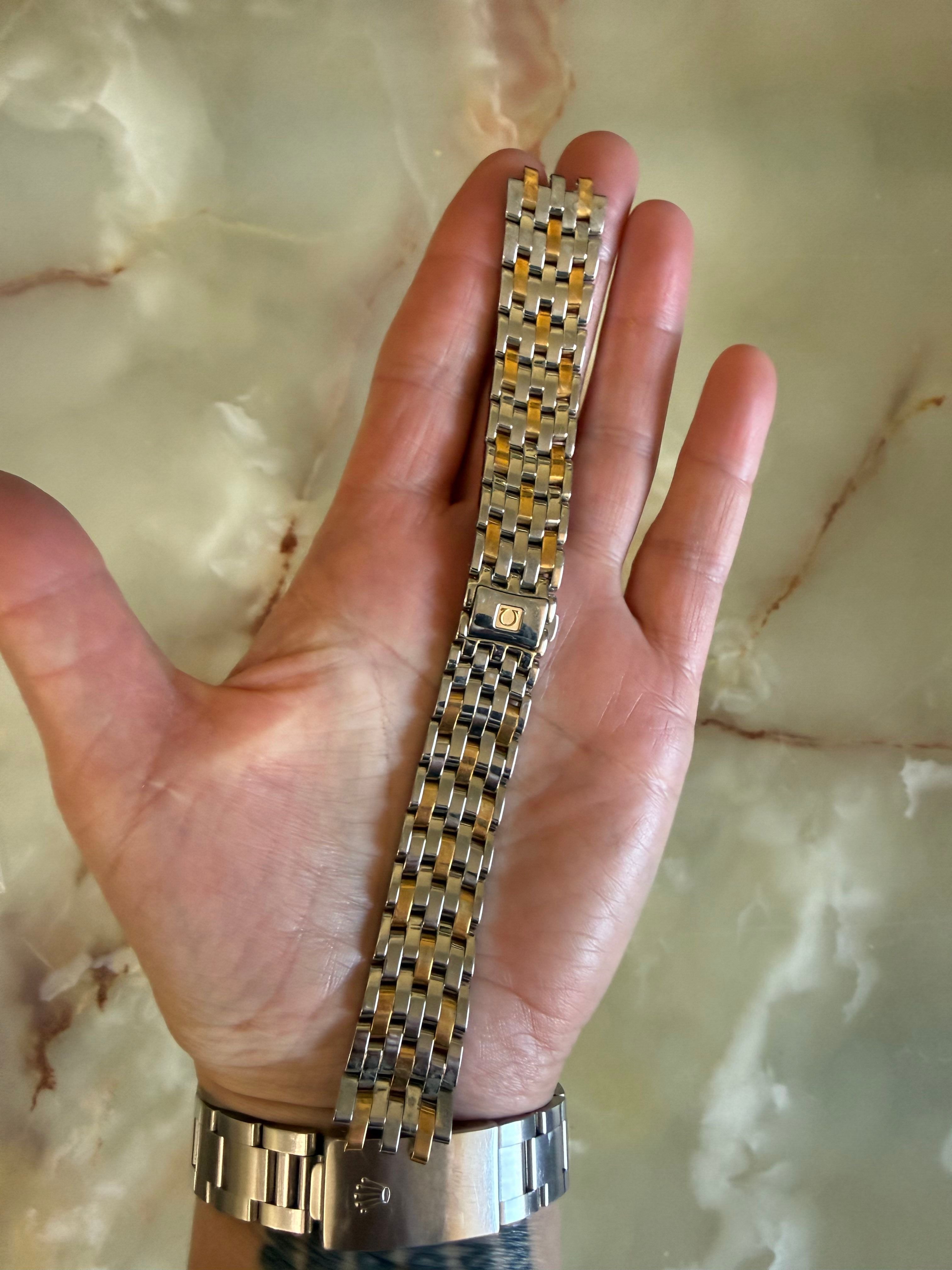 Authentic Omega Two Tone Steel Watch Bracelet 1507/834 20mm
