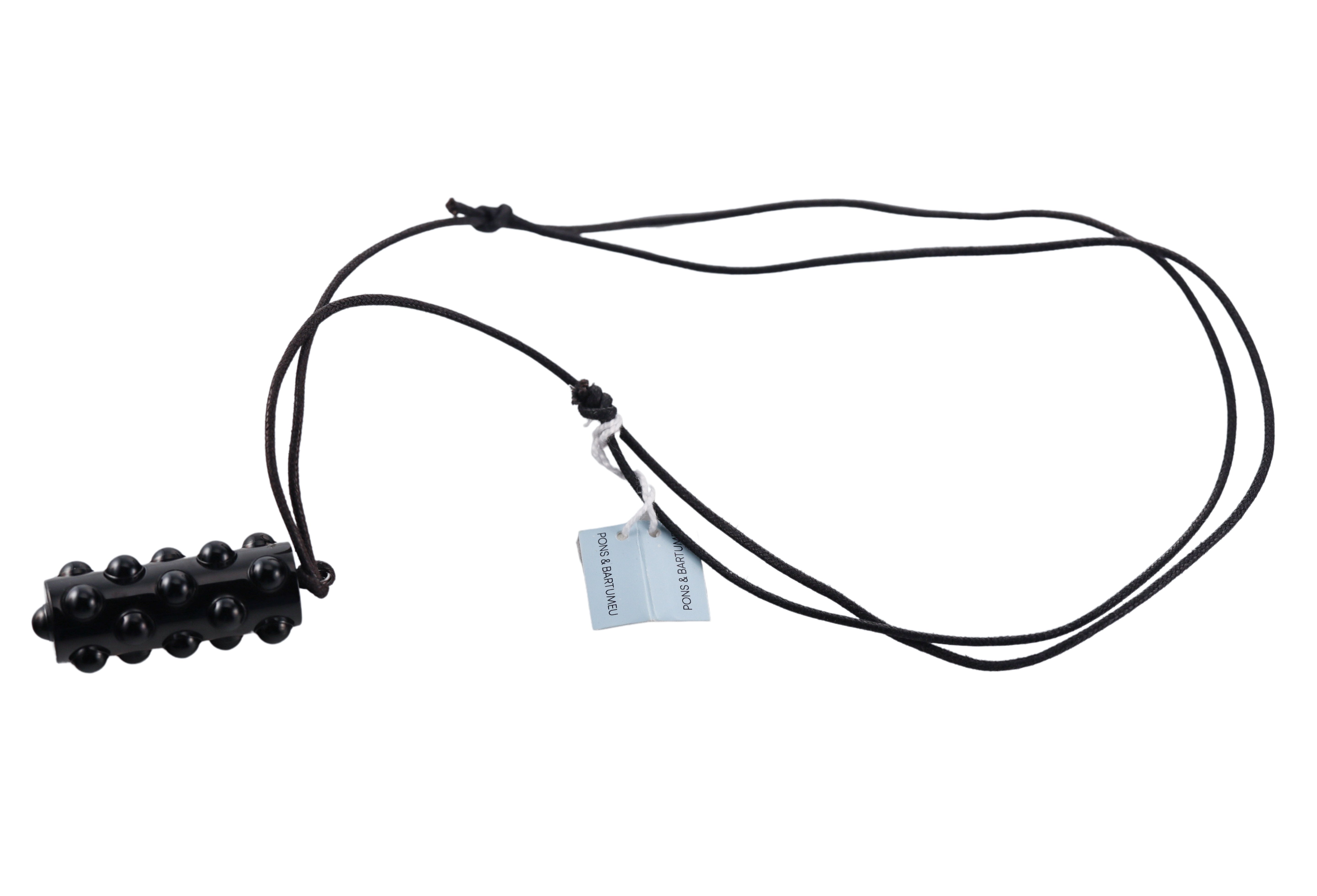 Lalique Crystal Pendant Cord Necklace 043056