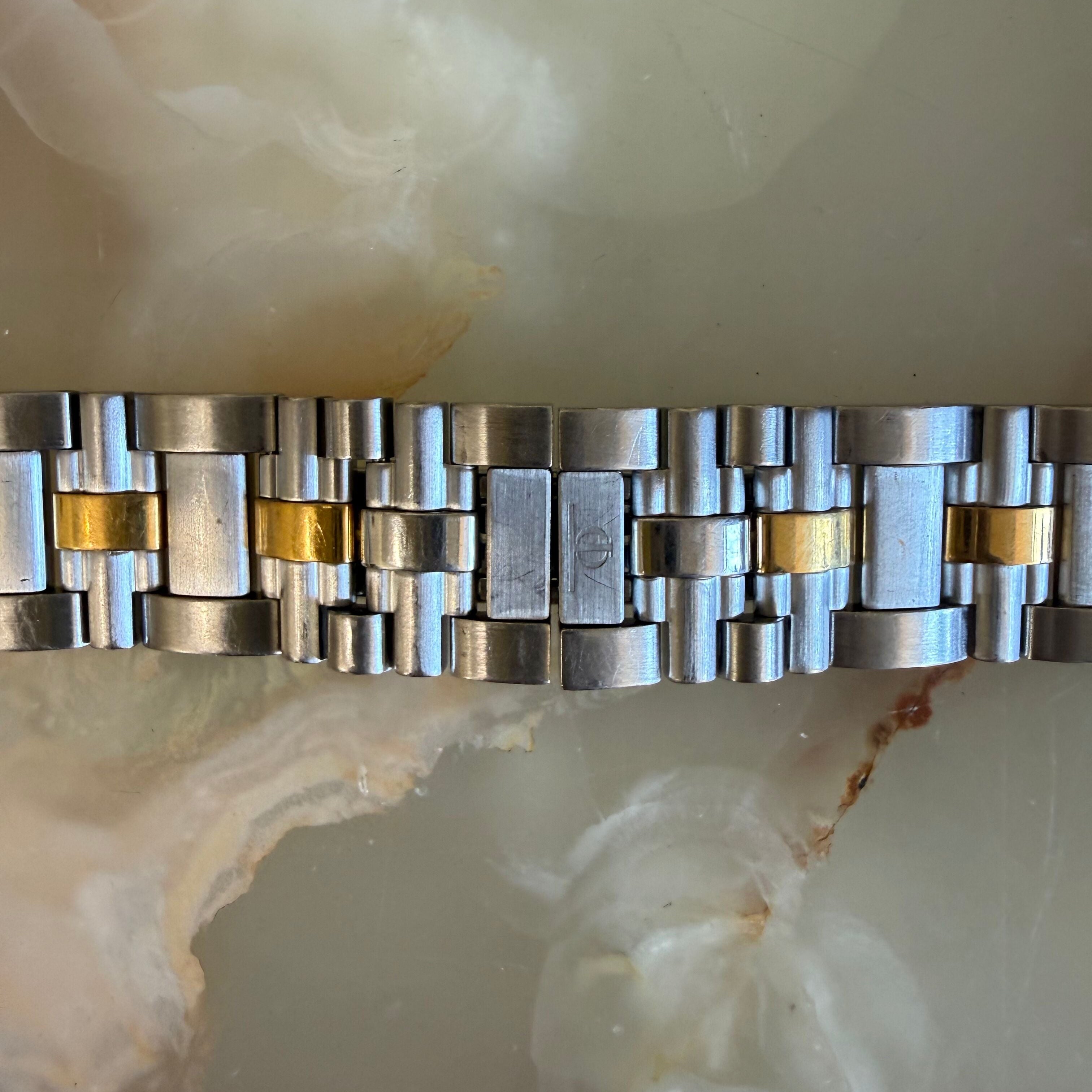Authentic Baume & Mercier Two Tone Stainless Steel 18mm Watch Bracelet BNMLK00062