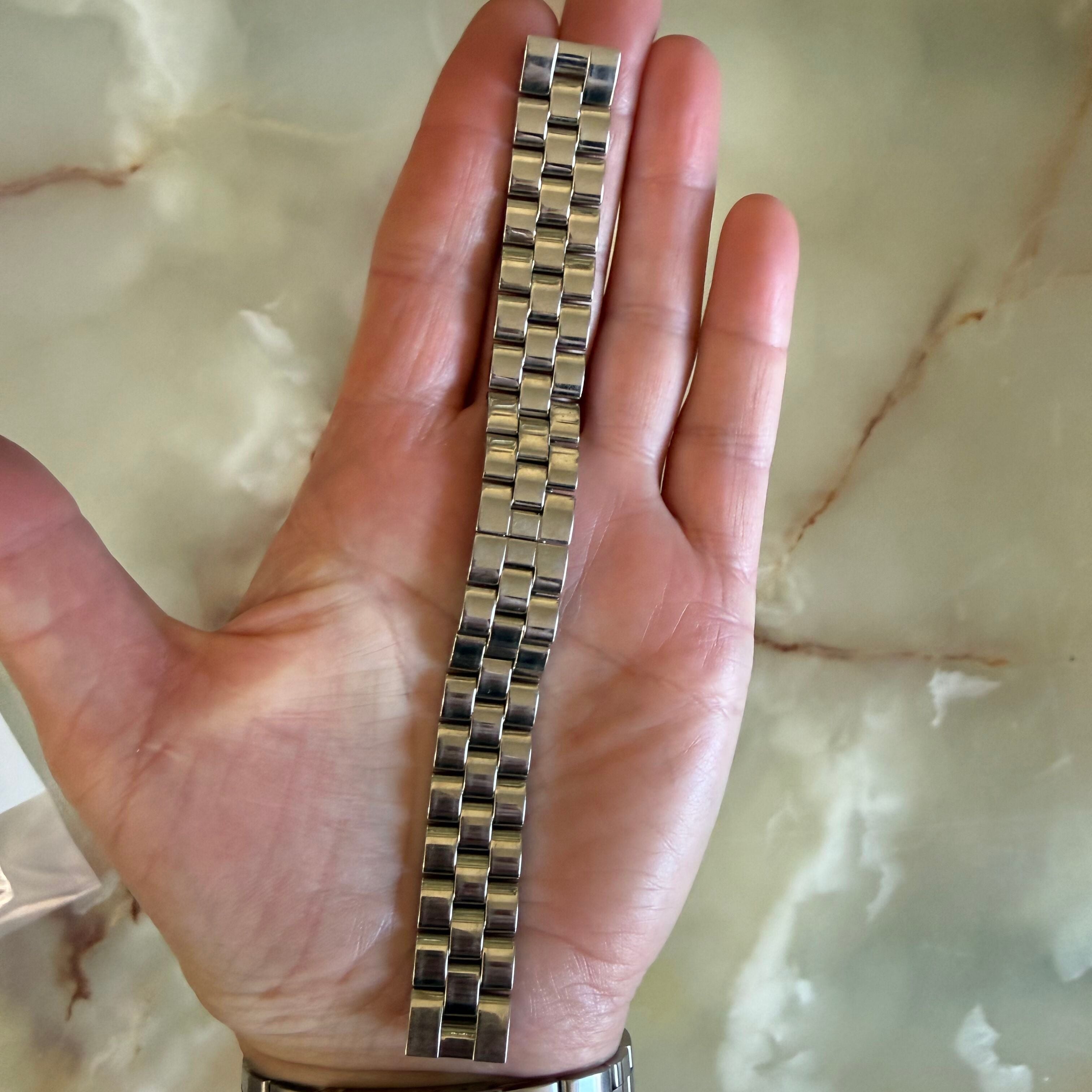 Authentic Baume & Mercier Stainless Steel 15mm Watch Bracelet BNM0700015
