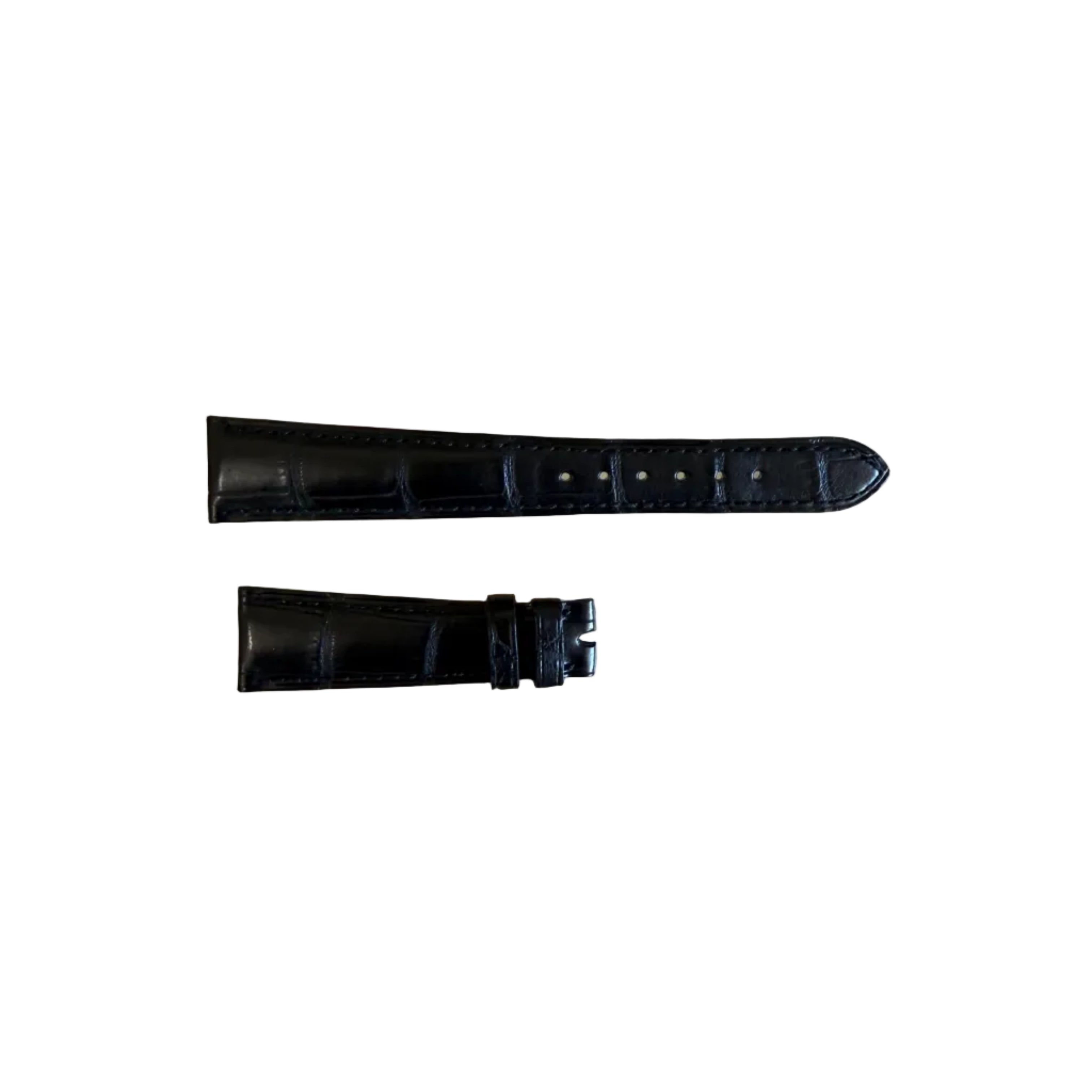 Authentic Patek Philippe Black Alligator Watch Strap Band 19mm
