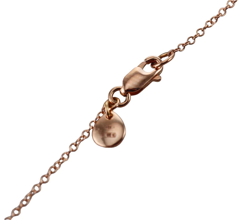 Mimi Milano Happy Pink Sapphire Amethyst Gold Pendant Necklace