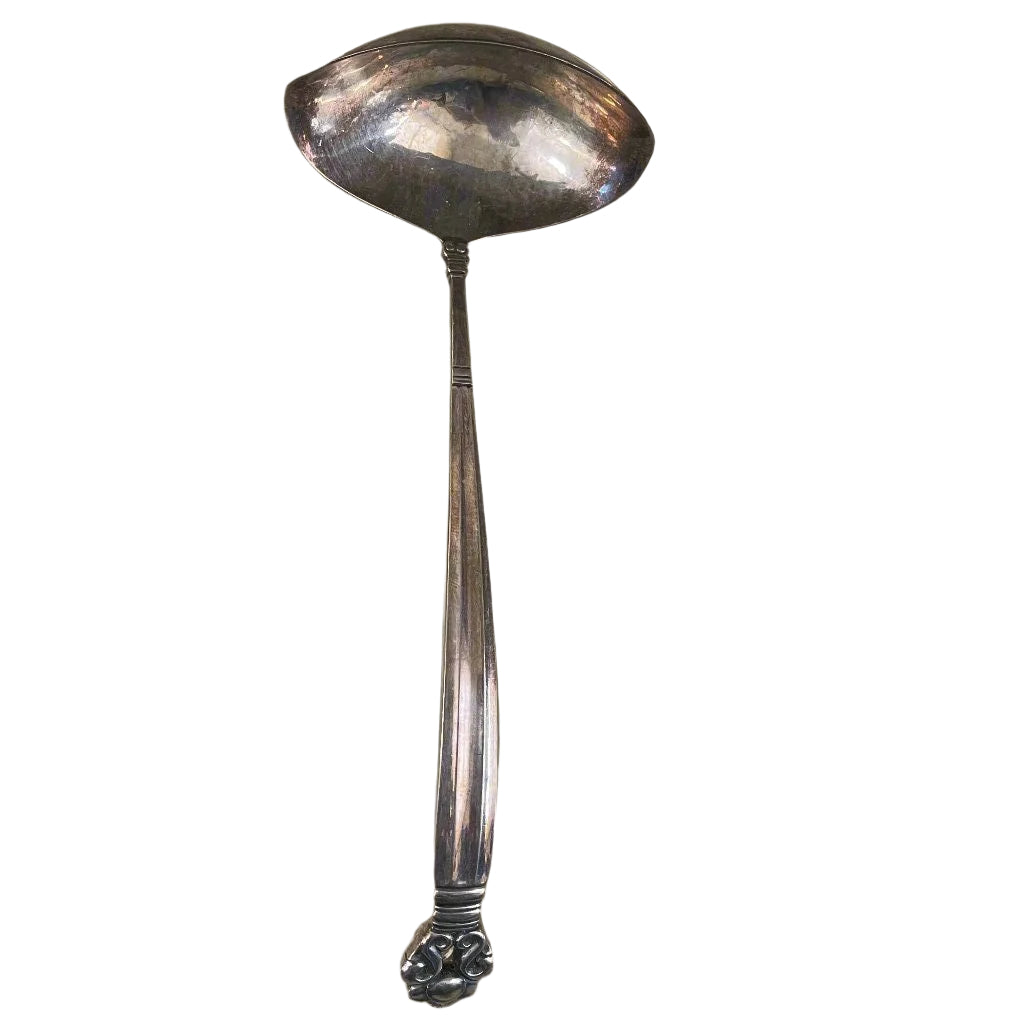 Georg Jensen Acorn Sterling Ladle 8"