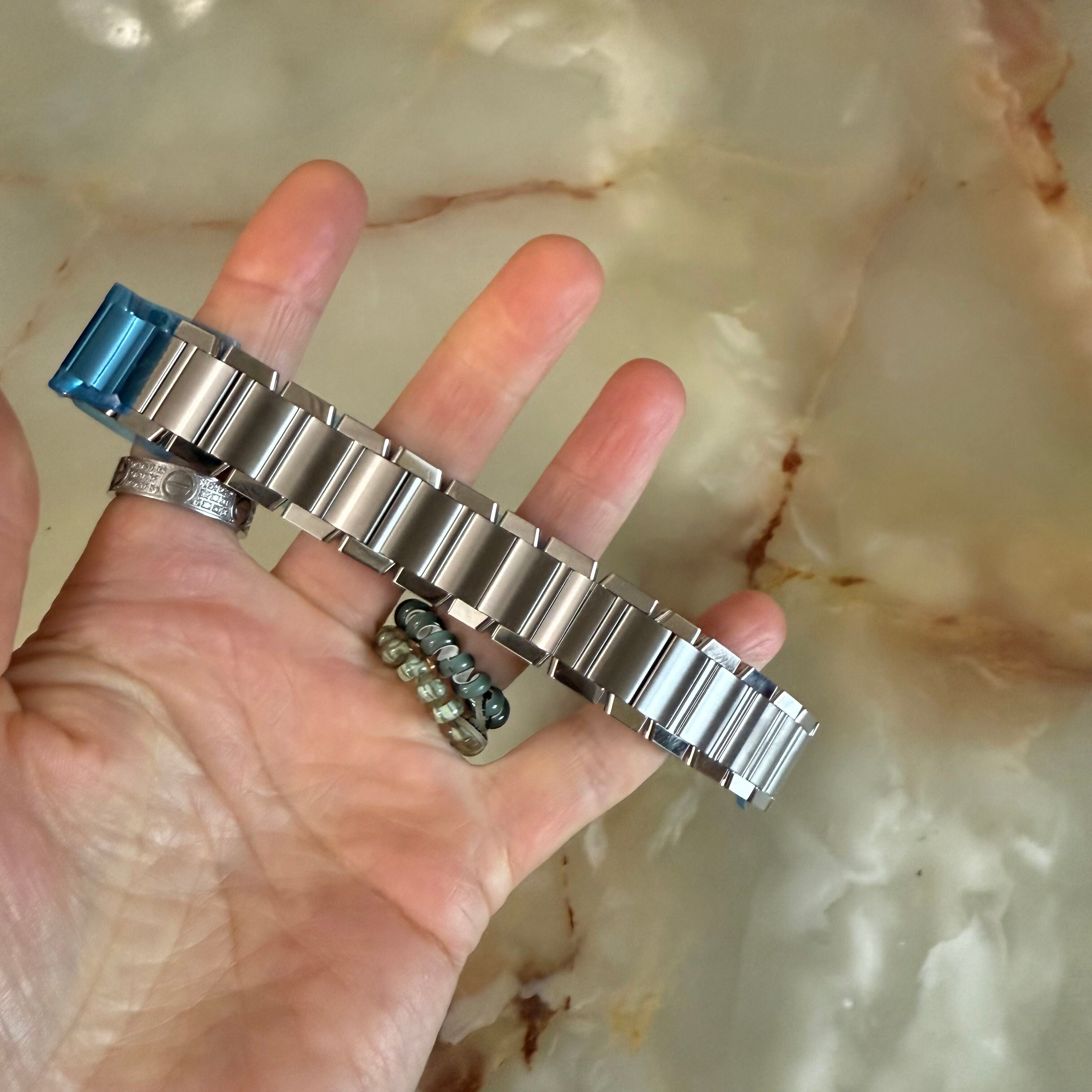 Authentic Cartier Tank Francaise XL Steel Watch Bracelet Band 20mm MX0013CB