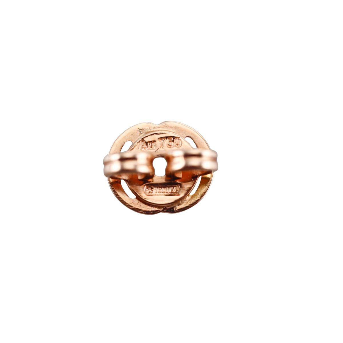 Gucci Flora GG 18k Gold Diamond Drop Earrings