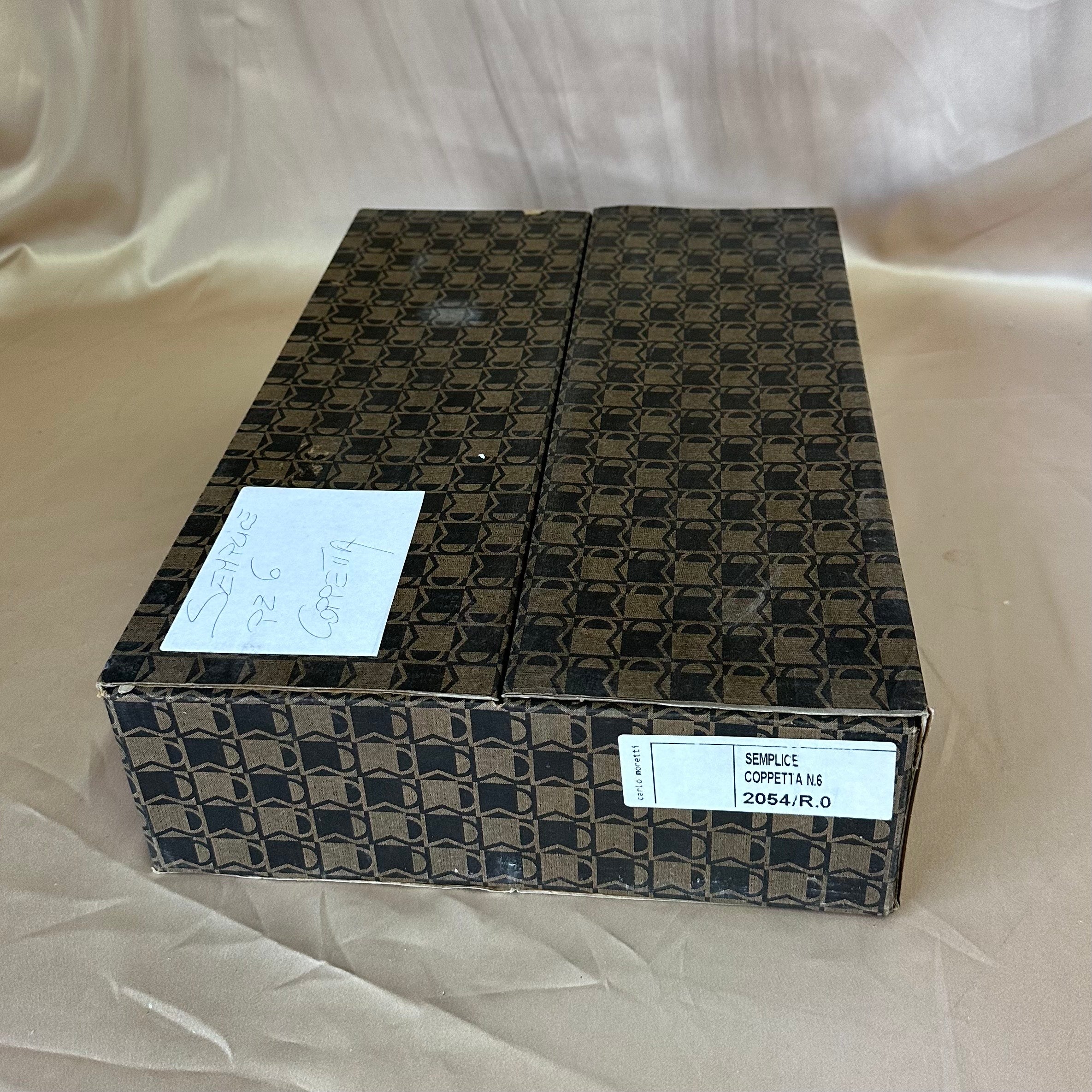 Carlo Moretti Murano Glass Dessert Ice Cream Goblet Set of 6