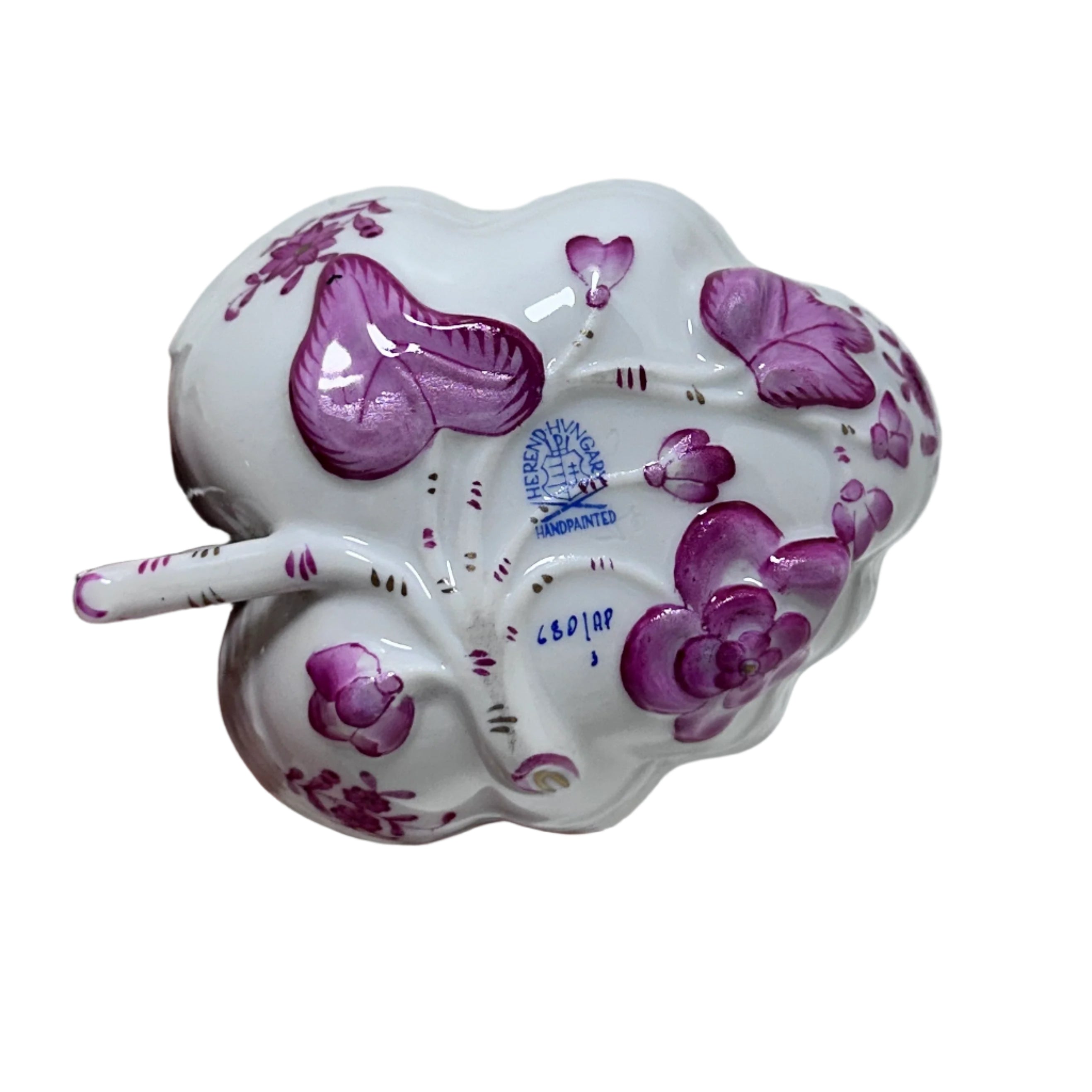 Herend Hungary Chinese Bouquet Raspberry Leaf Motif Small Bowl 680/AP