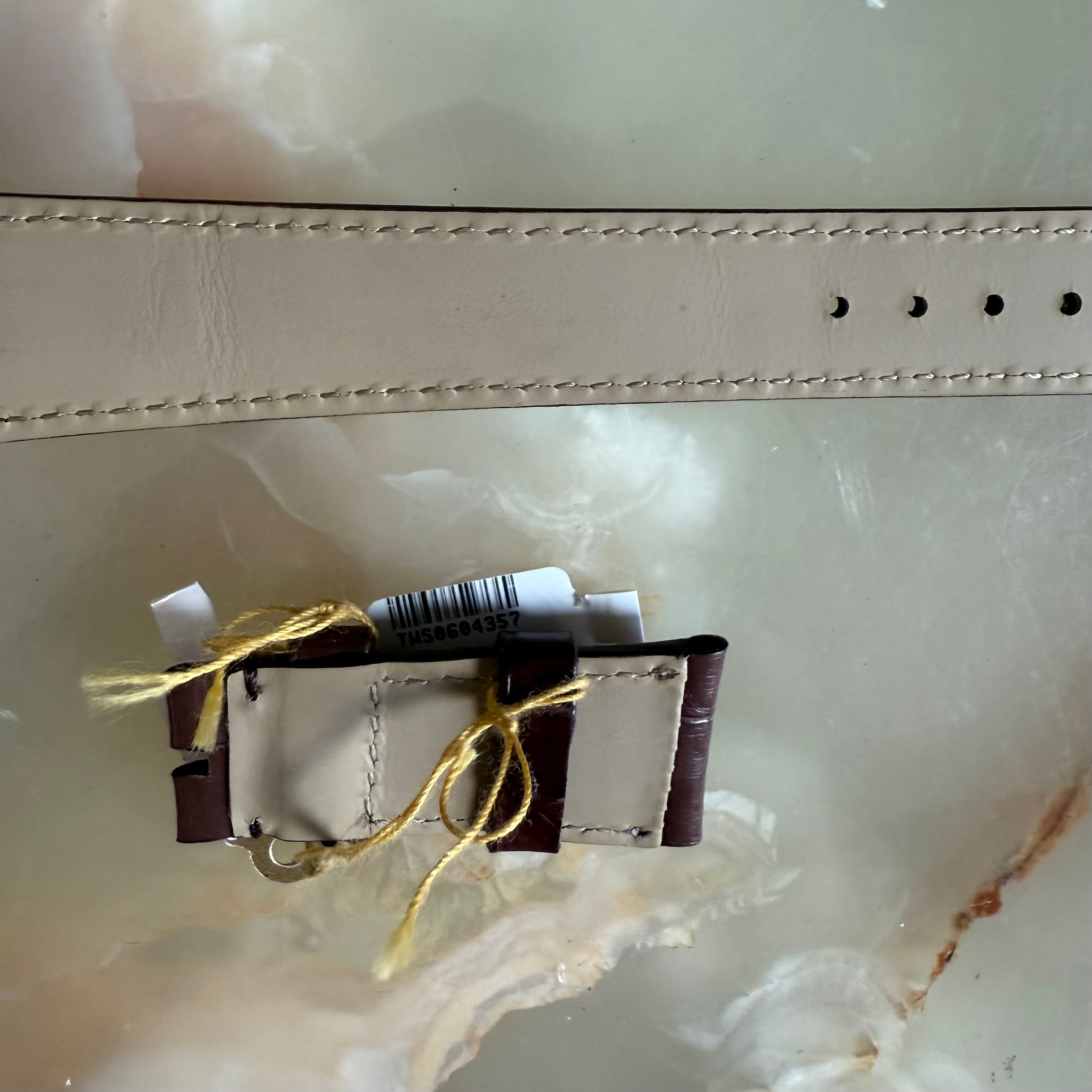 Genuine Alligator Brown Watch Strap Band 20mm Padded & Stitched