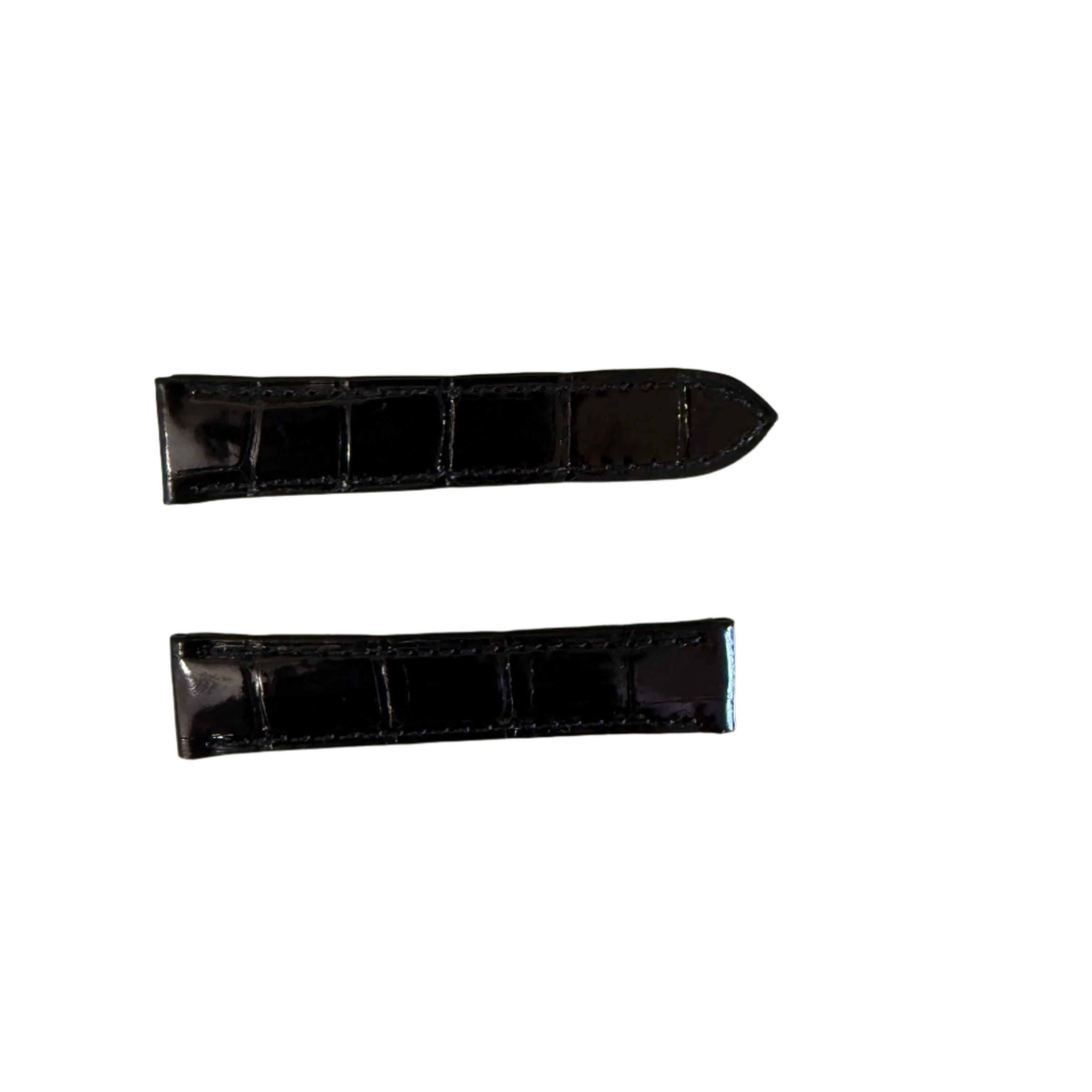 Authentic Cartier Black Alligator Watch Strap Band 16mm KD443037-S05