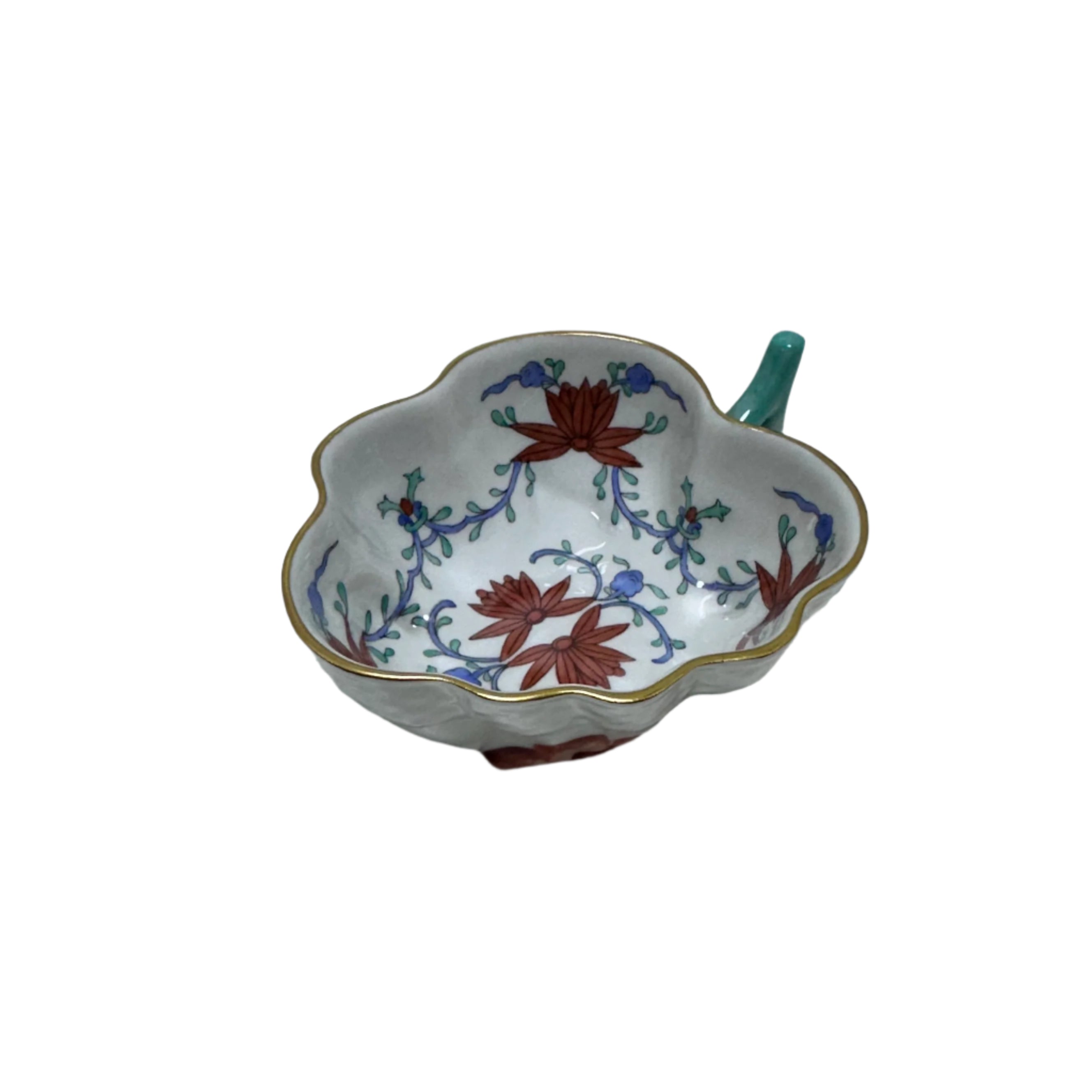 Herend Hungary Bouquet Leaf Motif Small Dish Bowl 680/MST