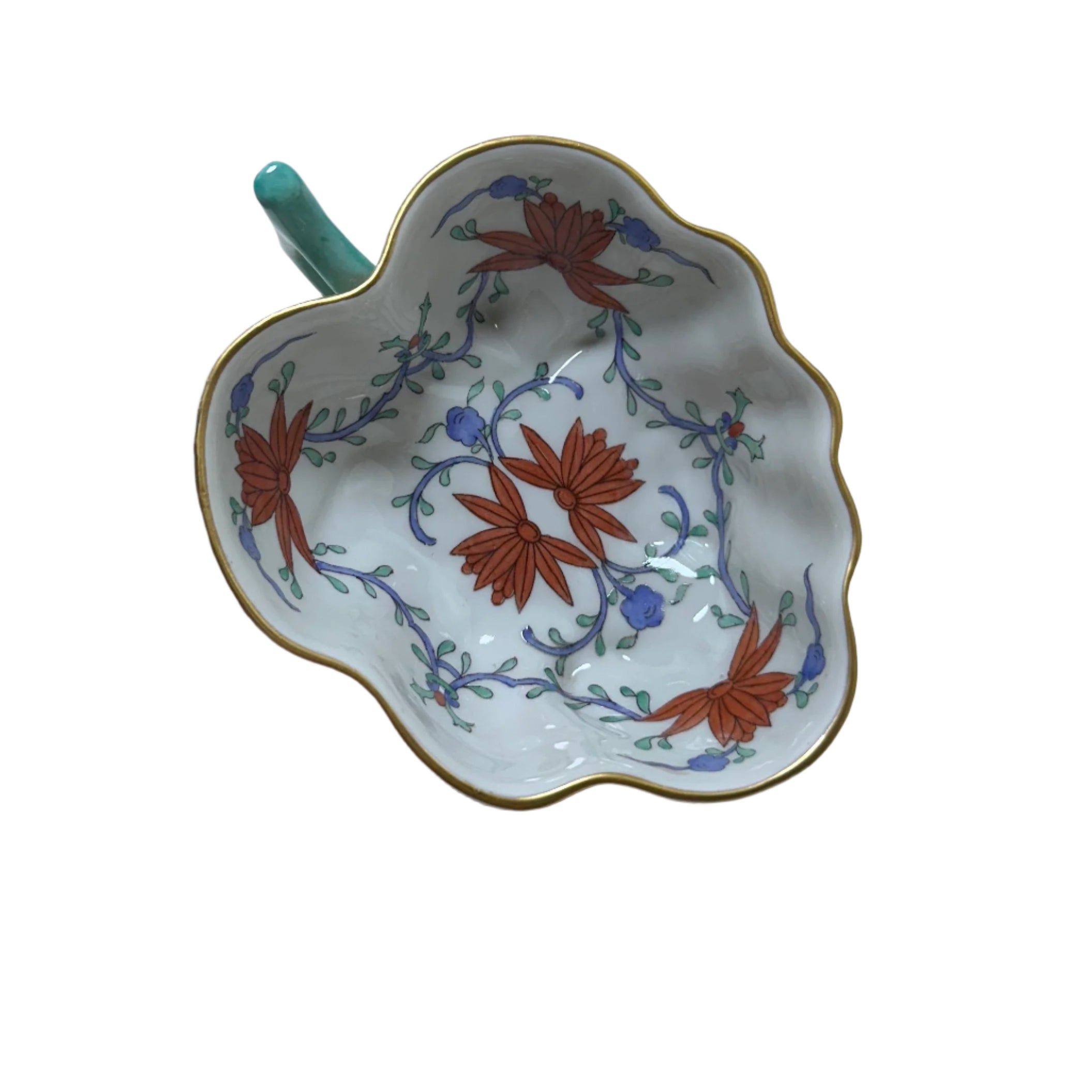 Herend Hungary Bouquet Leaf Motif Small Dish Bowl 680/MST