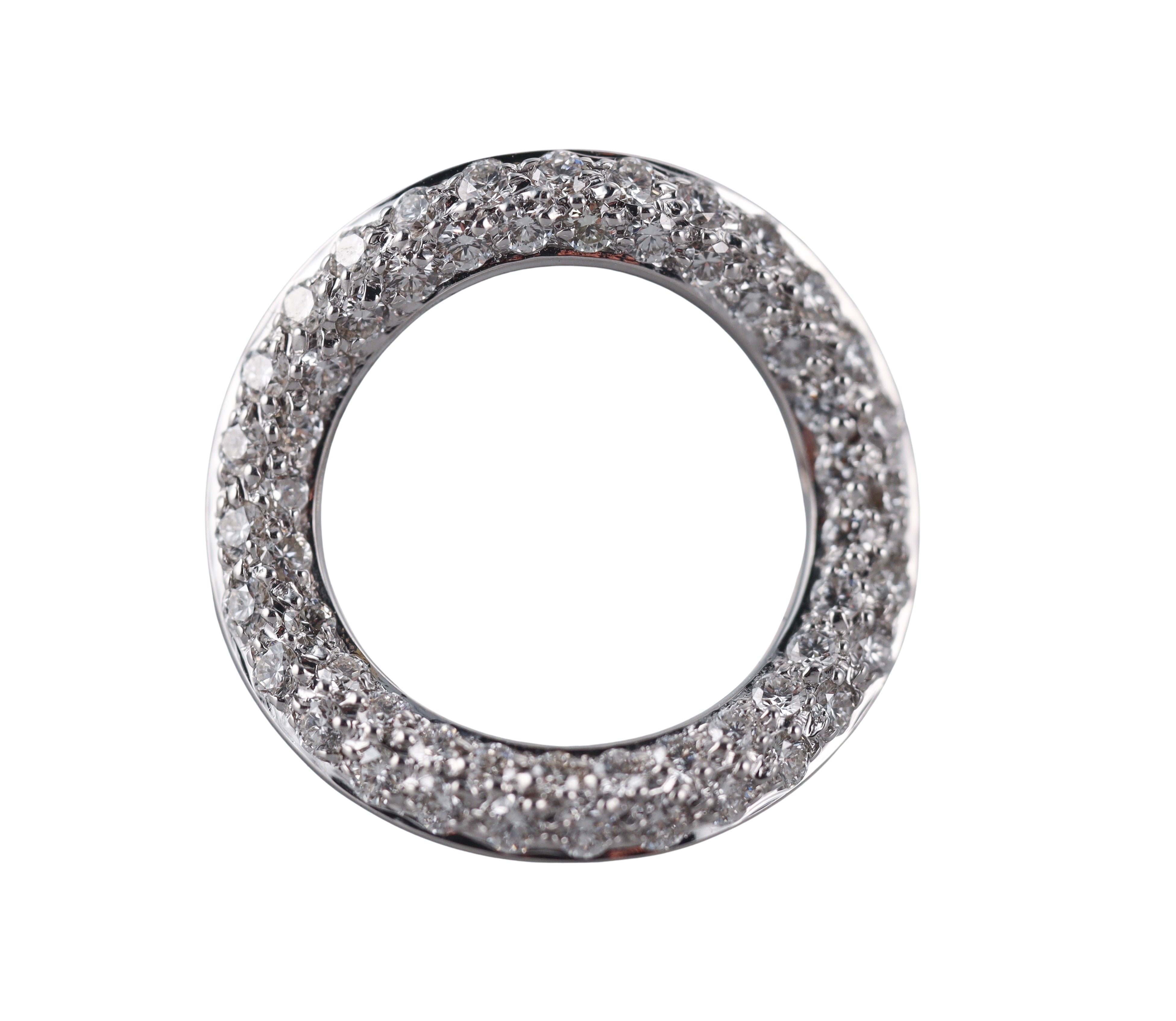 Idole De Christofle White Gold Diamond Deck Ring 6800756