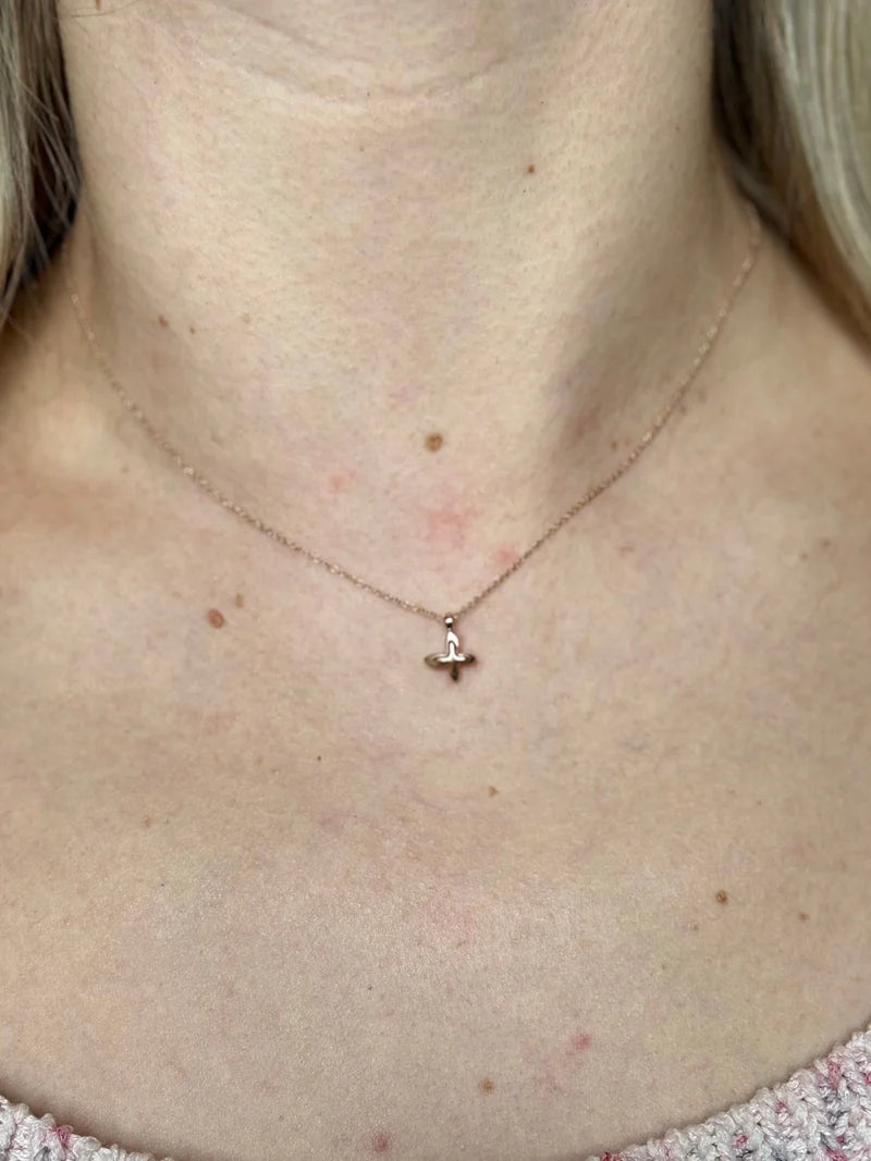 Mimi Milano Freevola Gold Butterfly Pendant Necklace