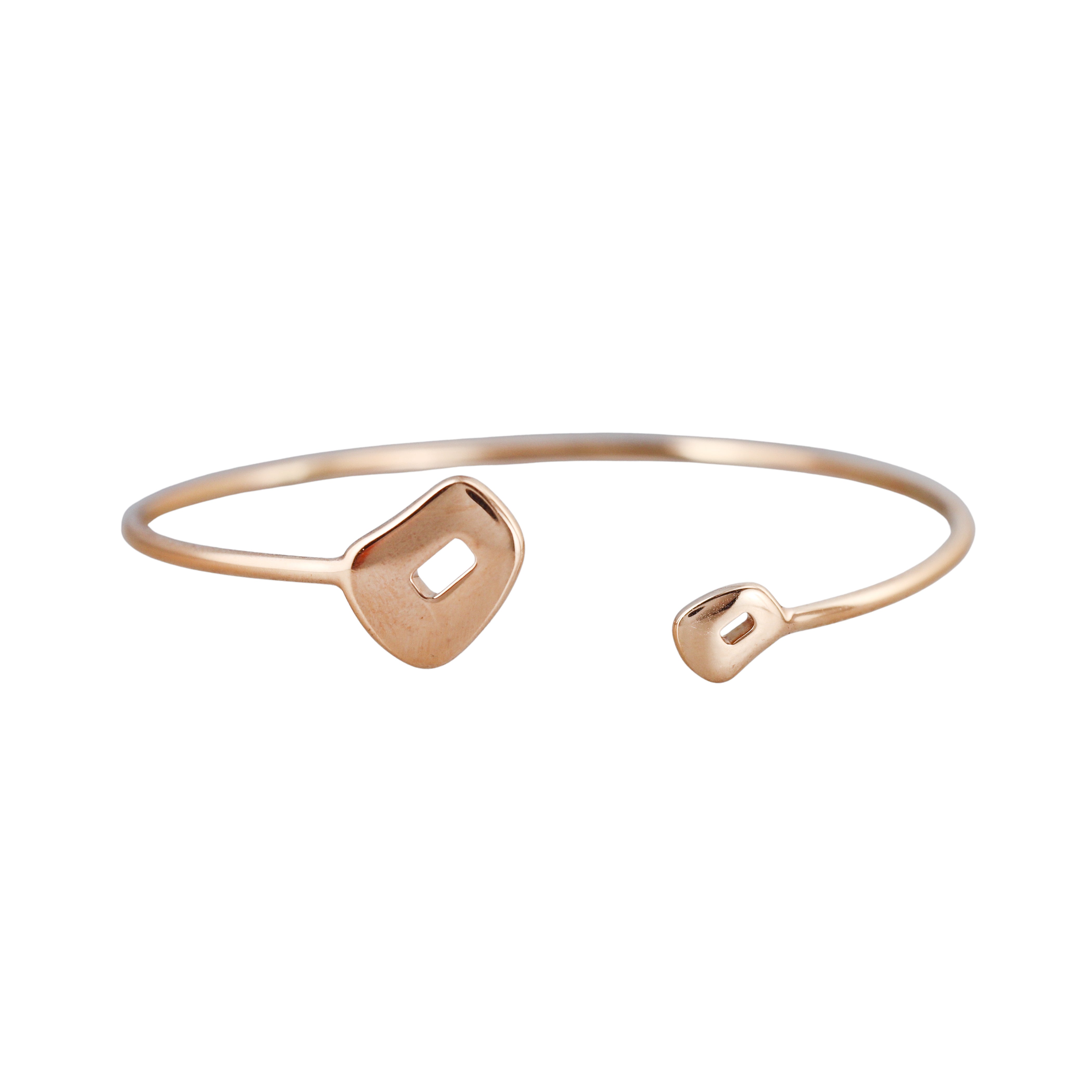 Mattioli Rigid Mini Puzzle Rose Gold Cuff Bracelet