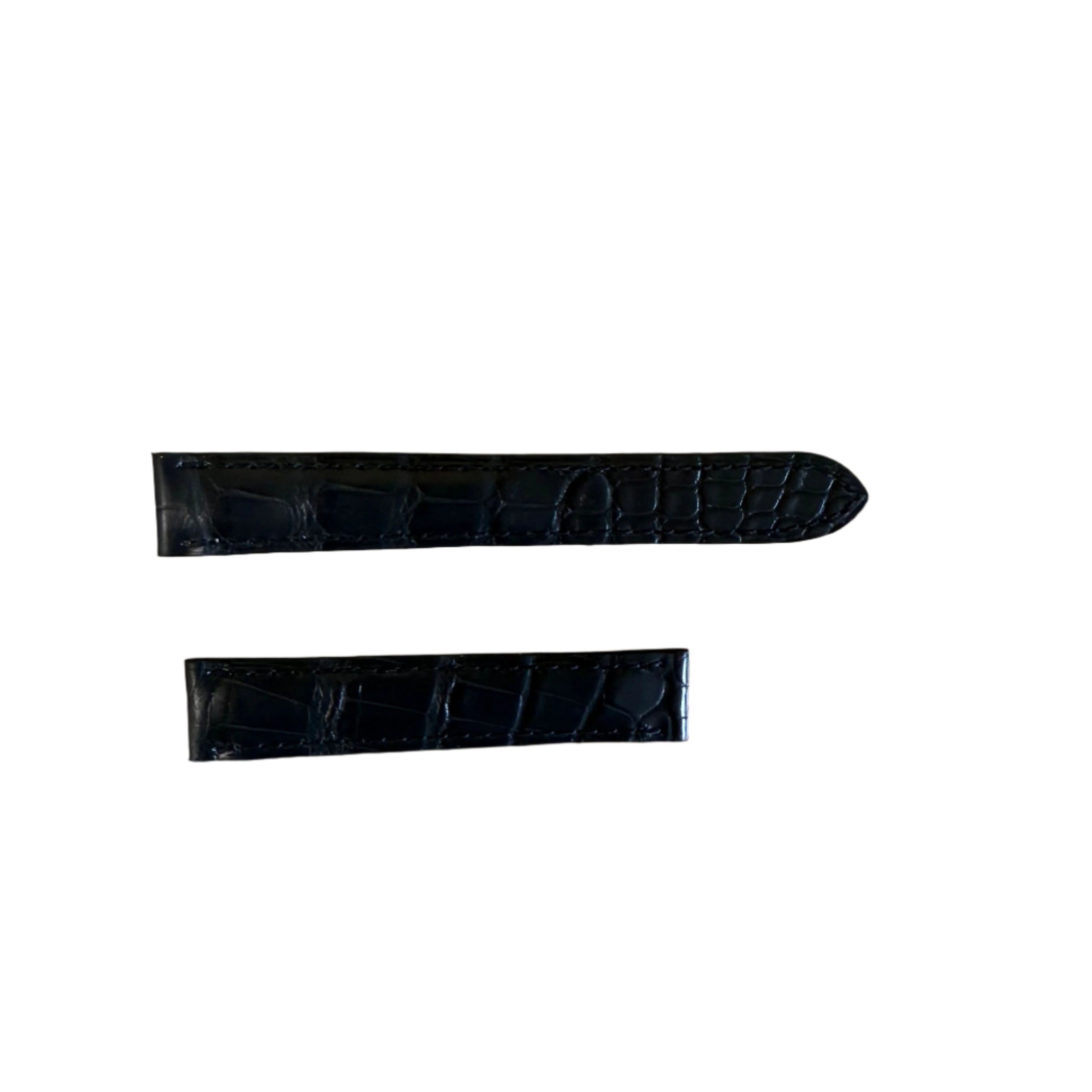 Authentic Cartier Blue Alligator Watch Strap Band 15mm KD53HK38-S05