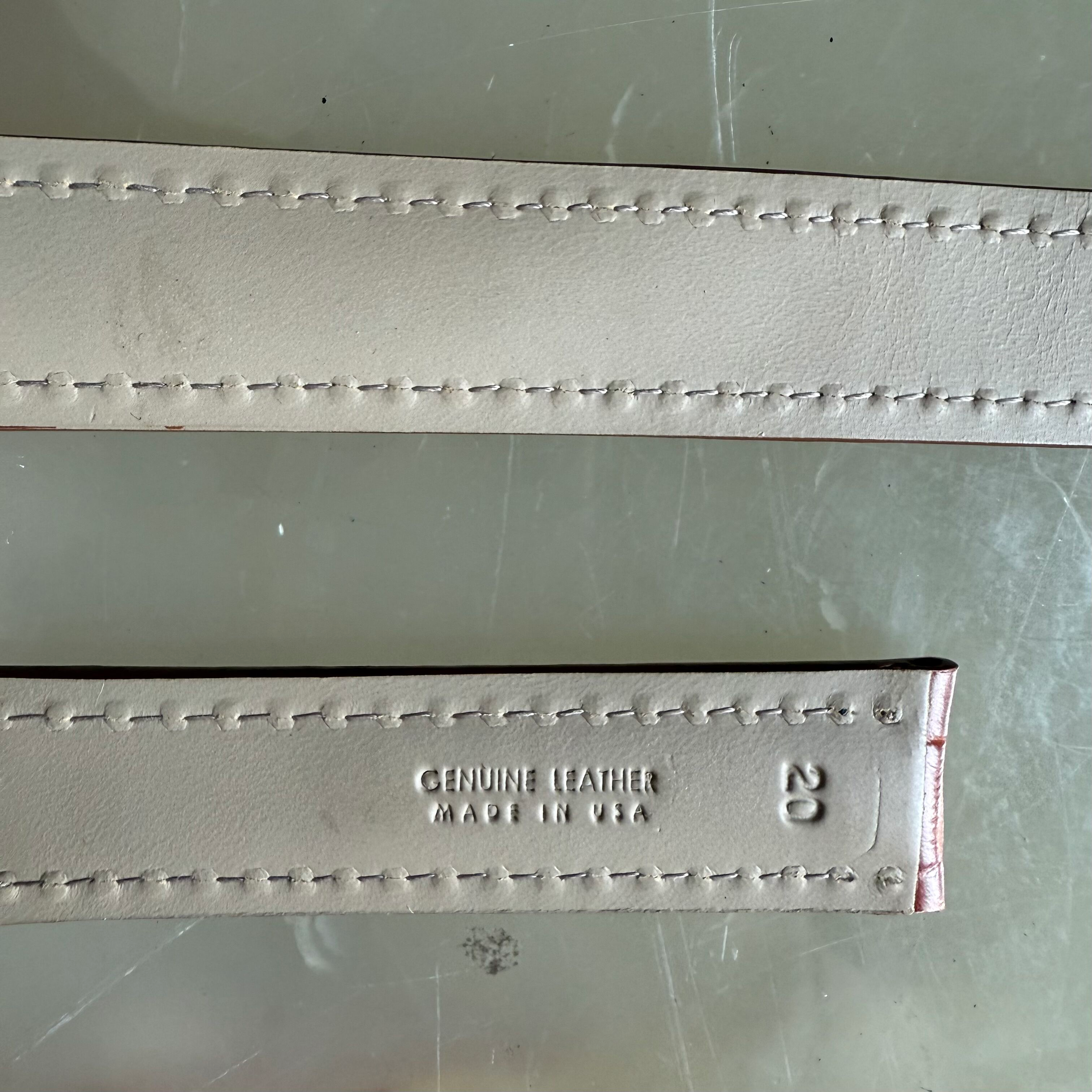 Genuine Alligator Brown Watch Strap Band 20mm Padded & Stitched