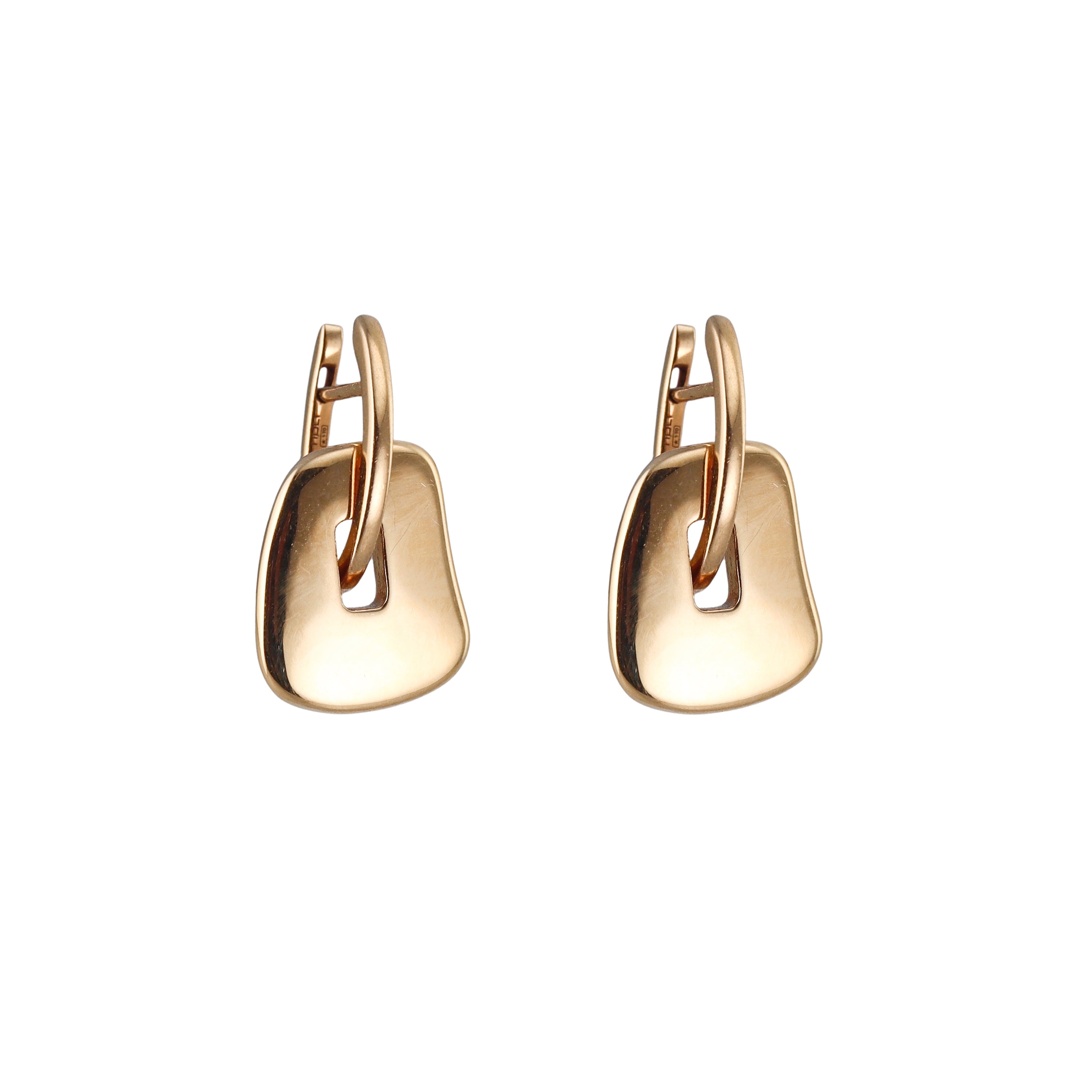 Mattioli Puzzle Small Yellow Gold Interchangeable Earrings