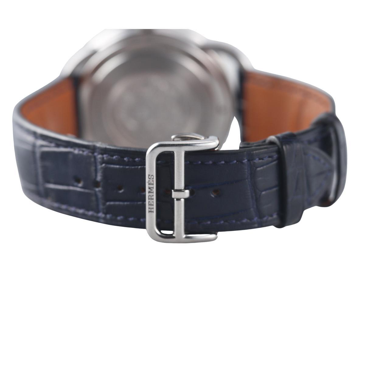 Hermes Arceau 40mm Steel Watch AR7Q.810