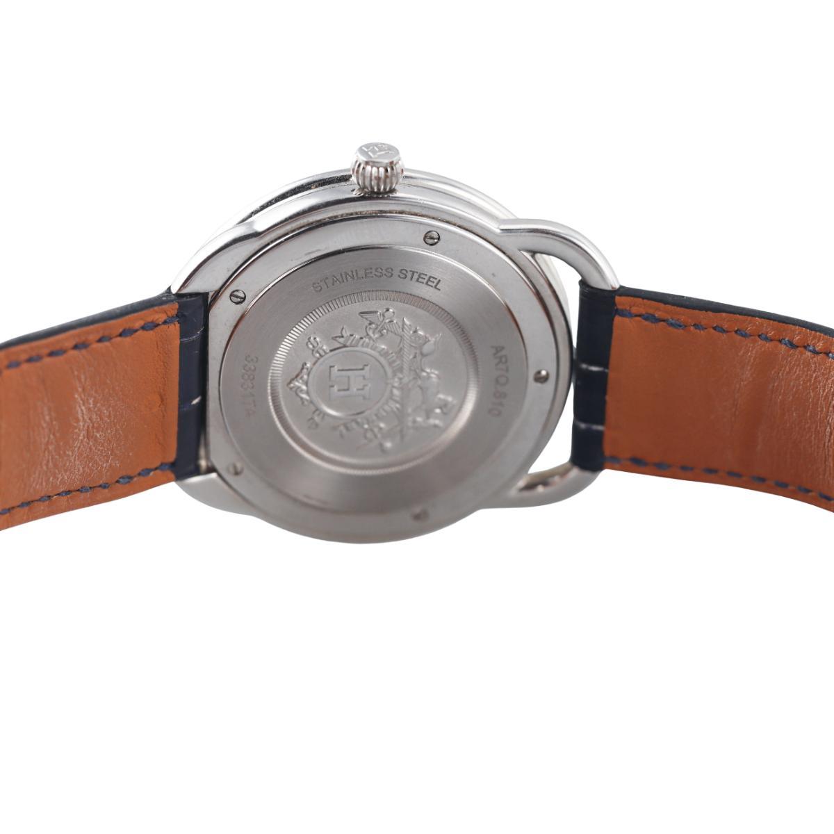 Hermes Arceau 40mm Steel Watch AR7Q.810