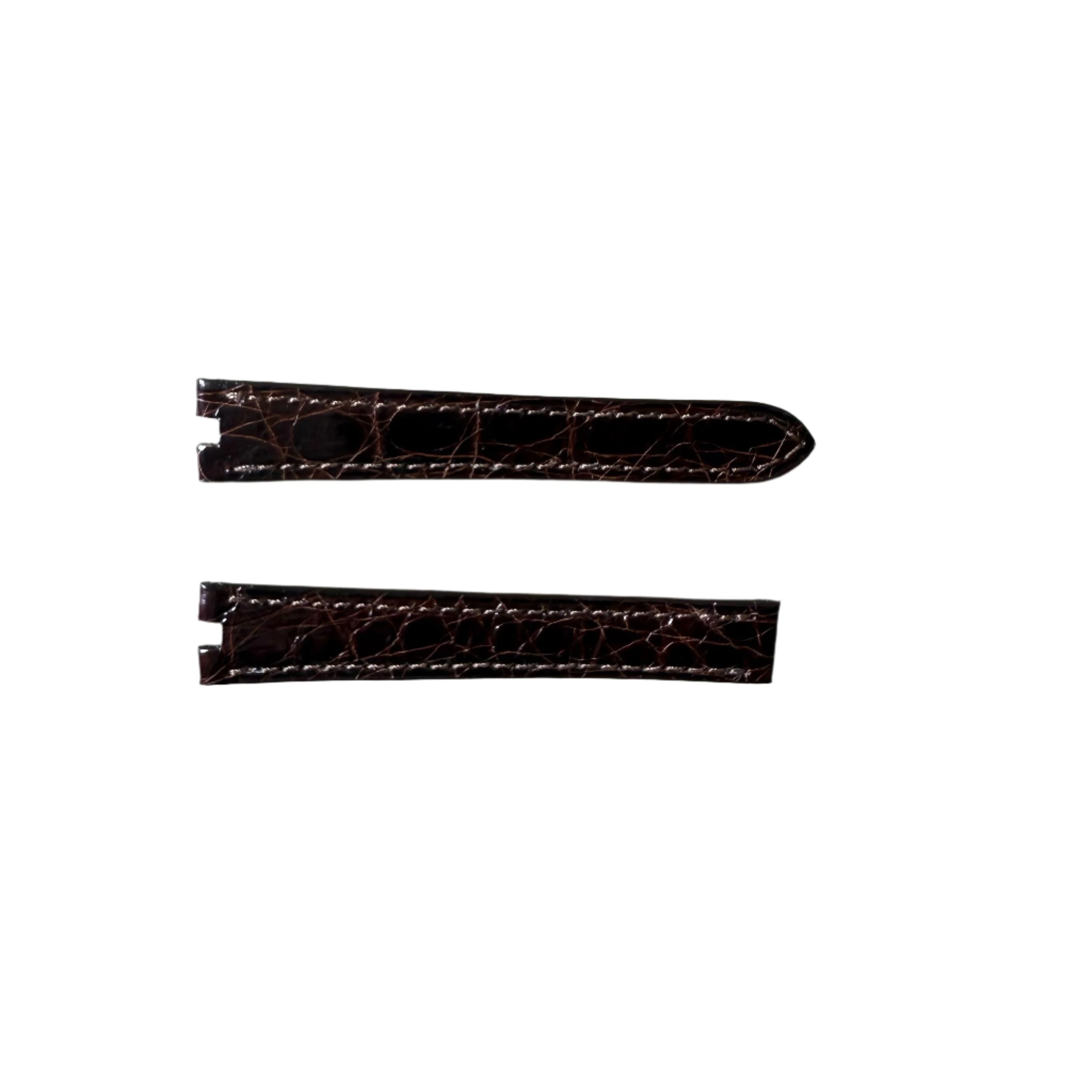 Authentic Must De Cartier Vendome Caiman Alligator Watch Strap Band 14mm KD24CF88