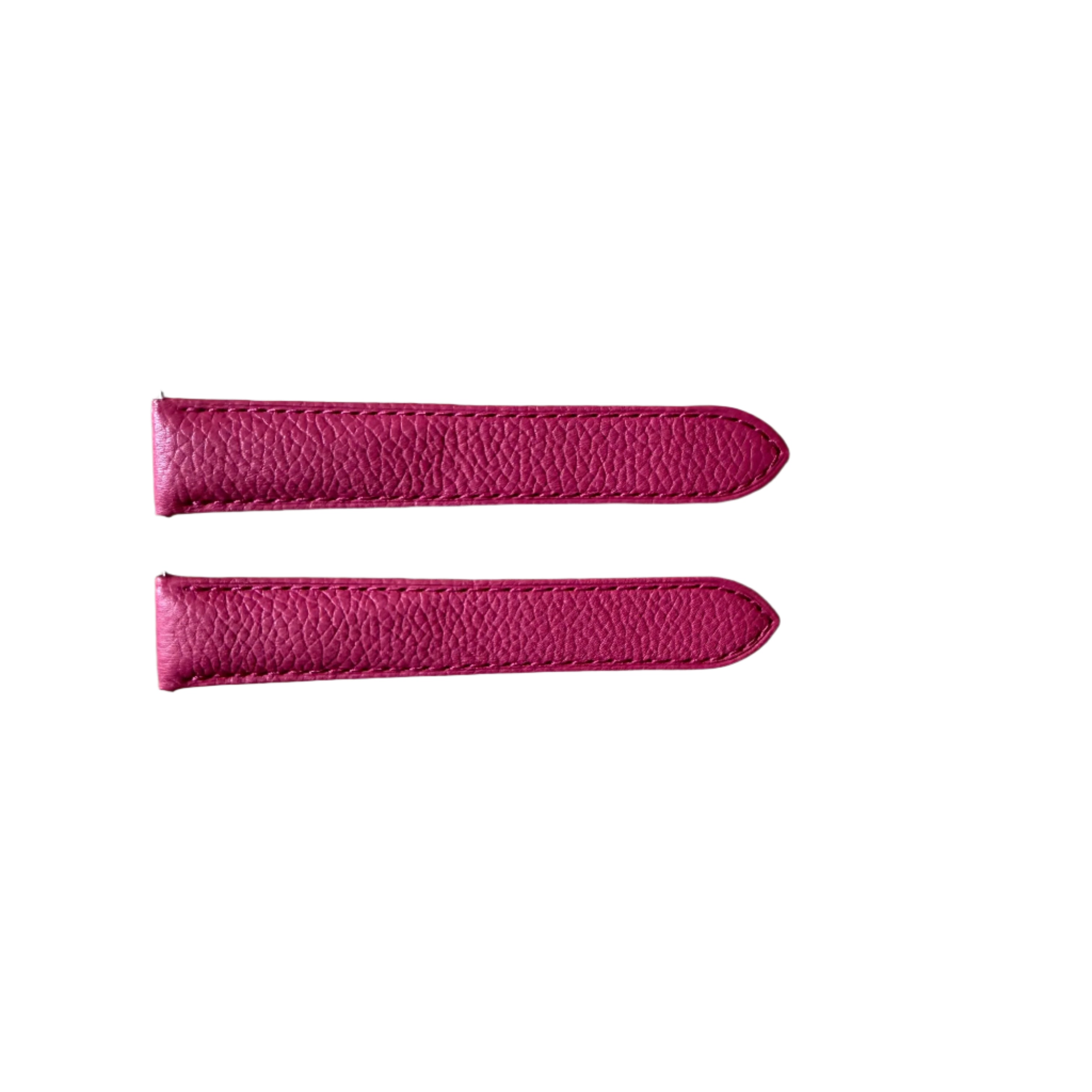 Authentic Cartier Pink Calfskin Watch Strap Band 18mm KD6UXAC5