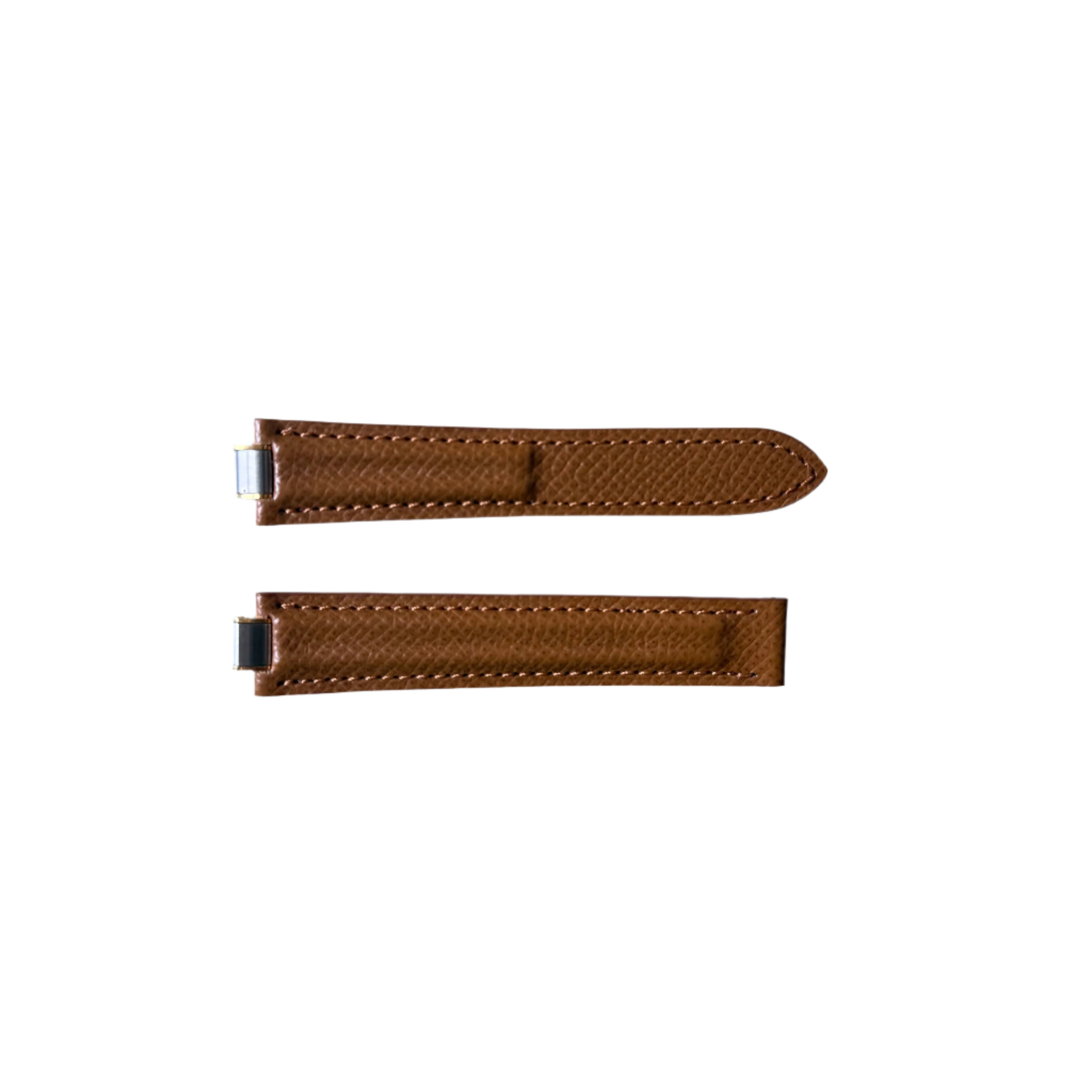 Authentic Cartier 21 Must De Cartier Brown Leather Watch Strap Band 16mm KD08D368-S19