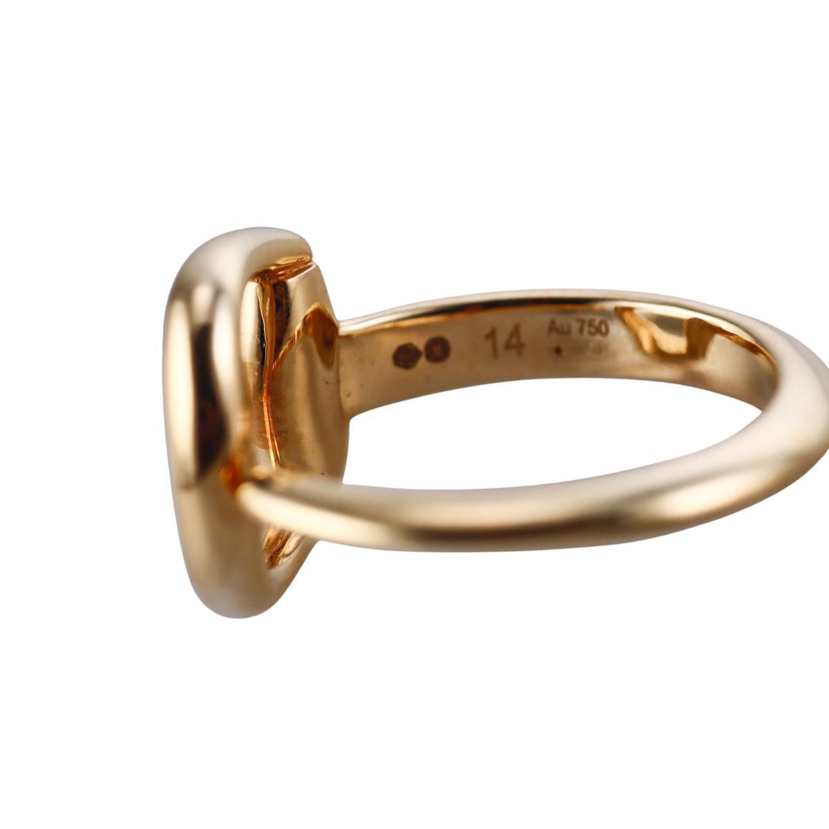 Gucci Horsebit 18k Yellow Gold Ring