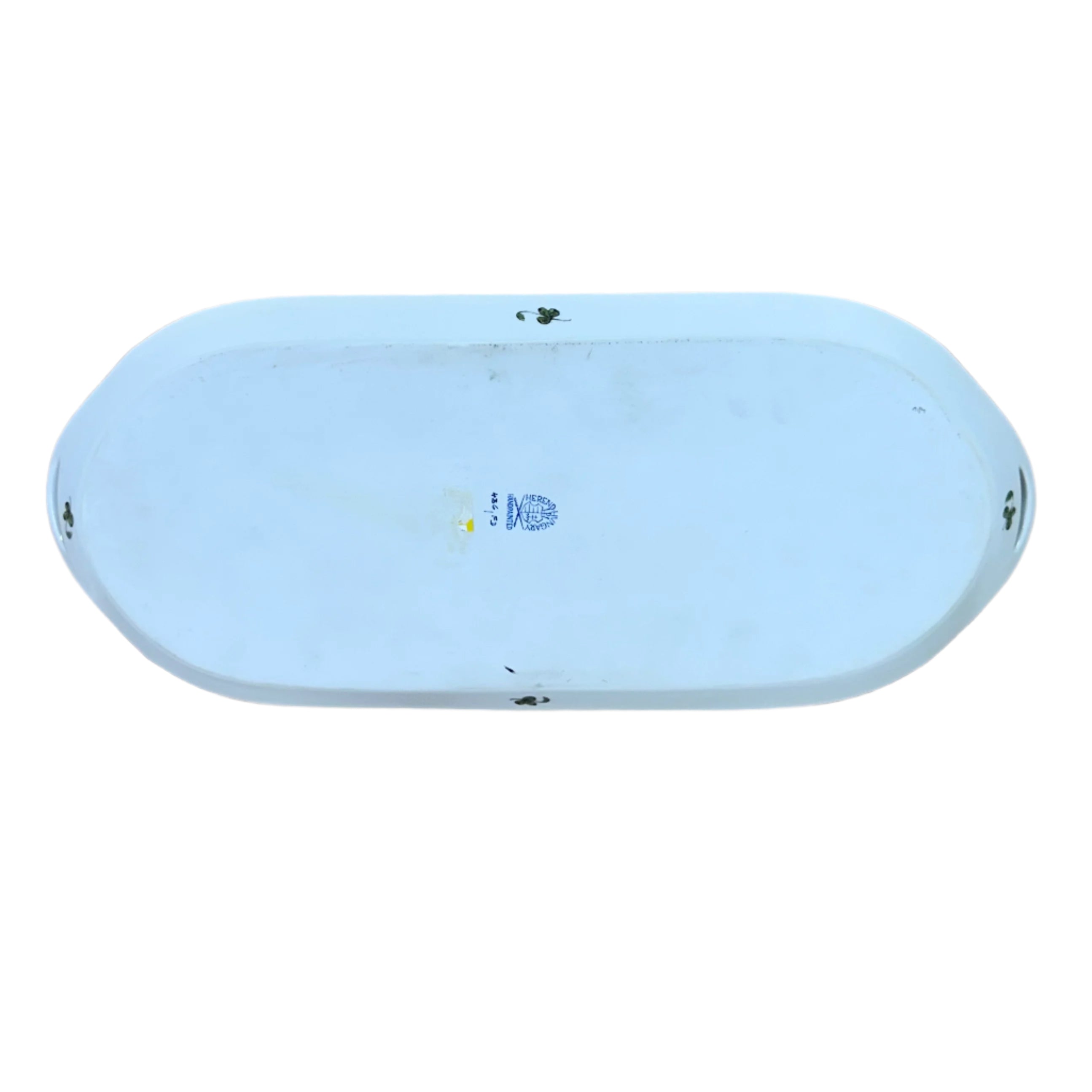 Herend Porcelain Indian Basket Service Plate Platter Tray 436/FD Set of 2