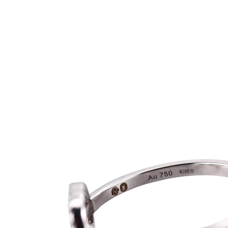 Gucci Iterlocking GG 18K White Gold Diamond Ring