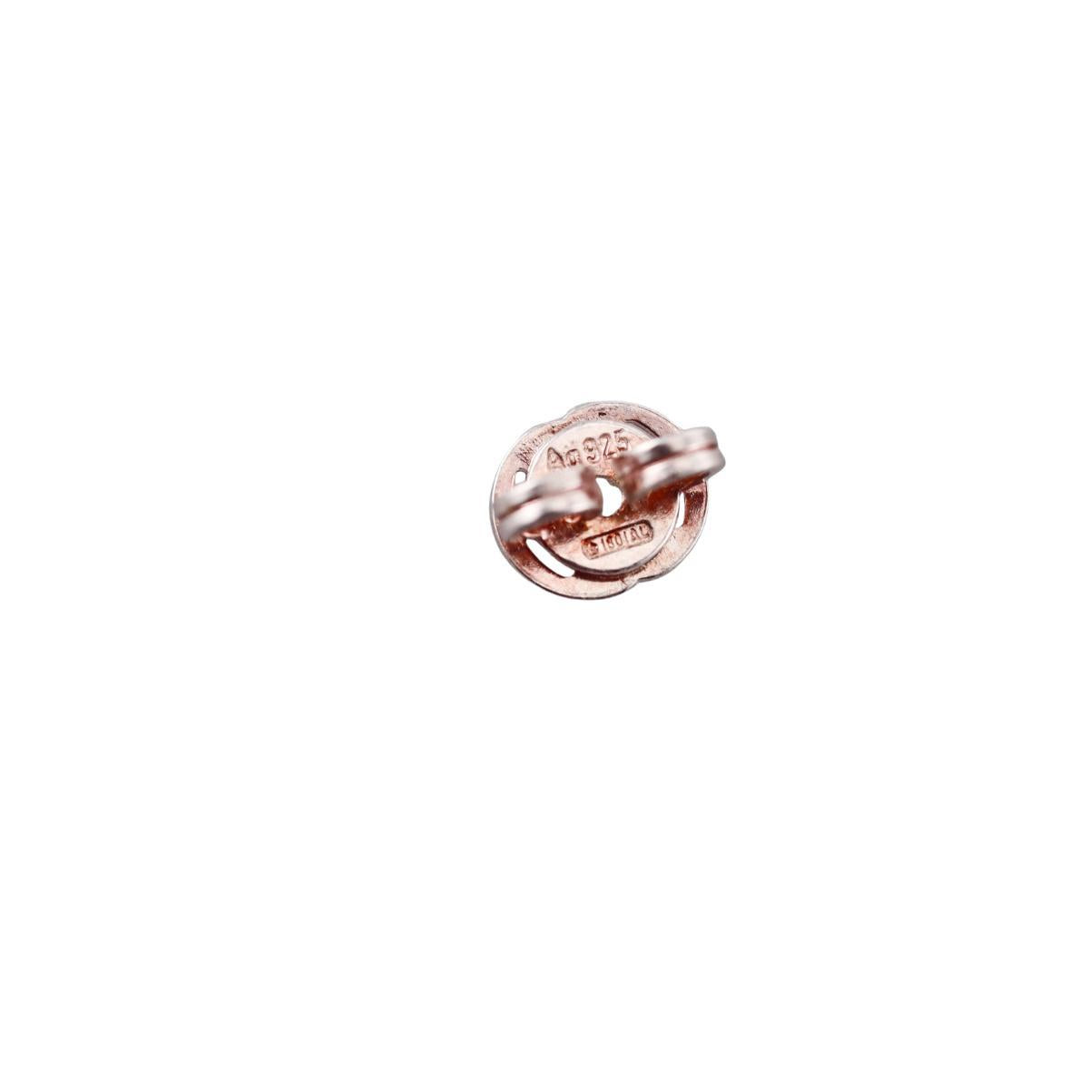Gucci Horsebit Sterling Silver Hoop Stud Earrings