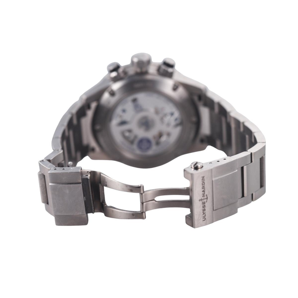Ulysse Nardin Diver Chronograph 44mm Titanium Automatic Watch 1503-170/92