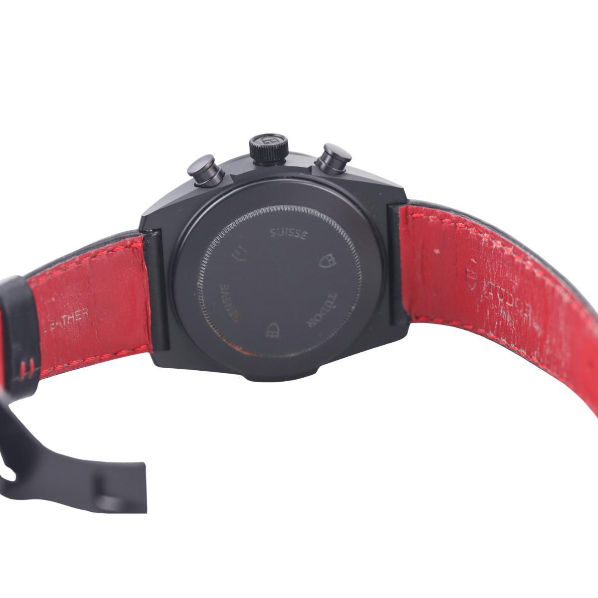 Tudor Fastrider Black Shield Ceramic Black Dial Chronograph Watch 42000CR