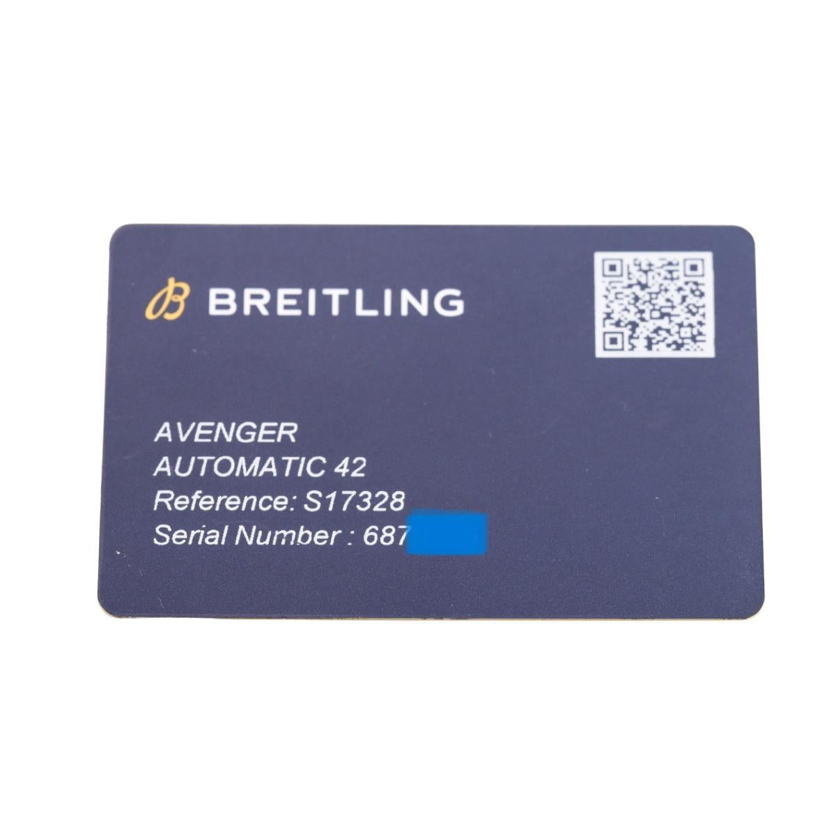 Breitling Avenger Automatic 42 Night Mission Watch S17328