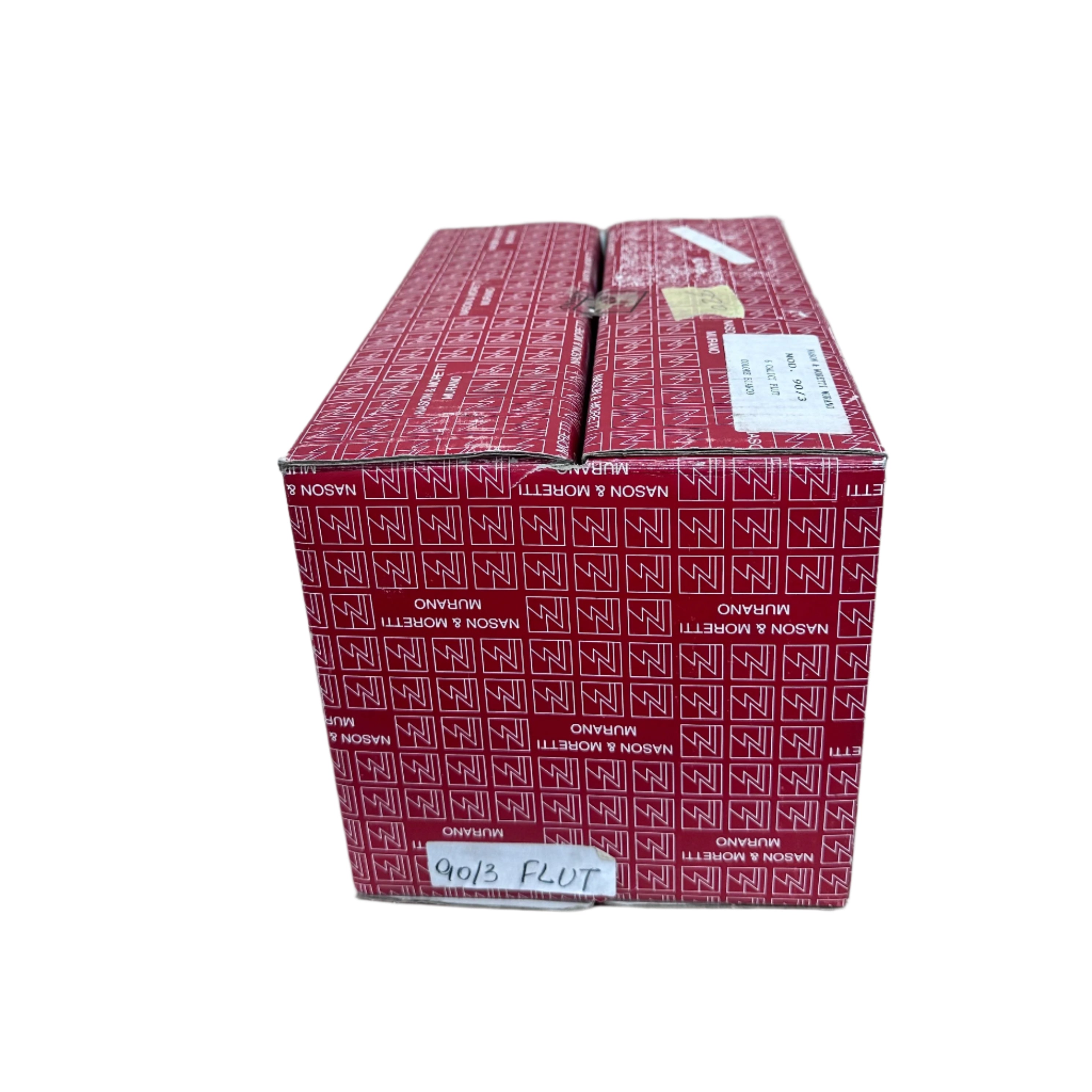 Nason & Moretti Murano Champagne Flutes Glass Set of 6