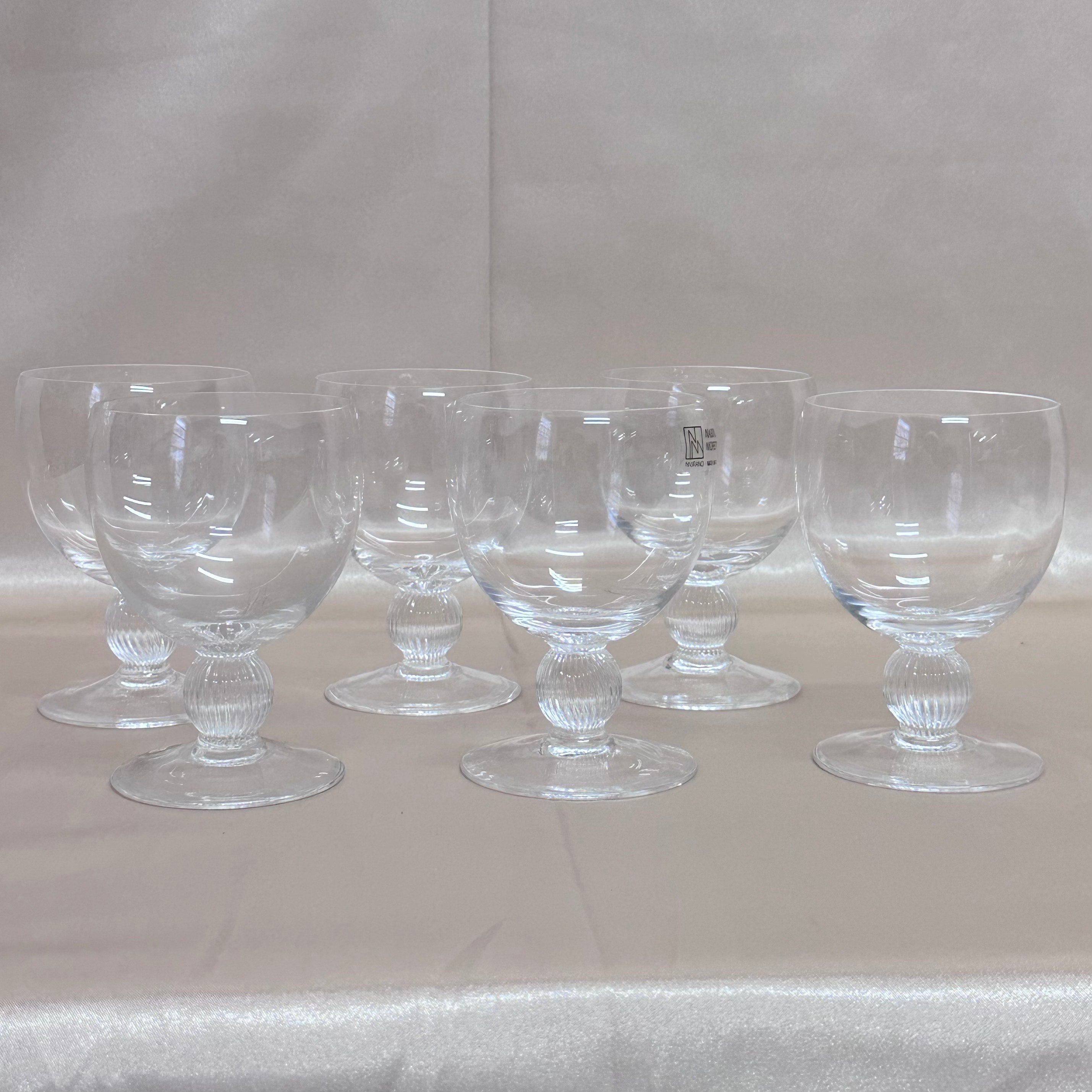 Nason & Moretti Murano Wine Glass Set of 6