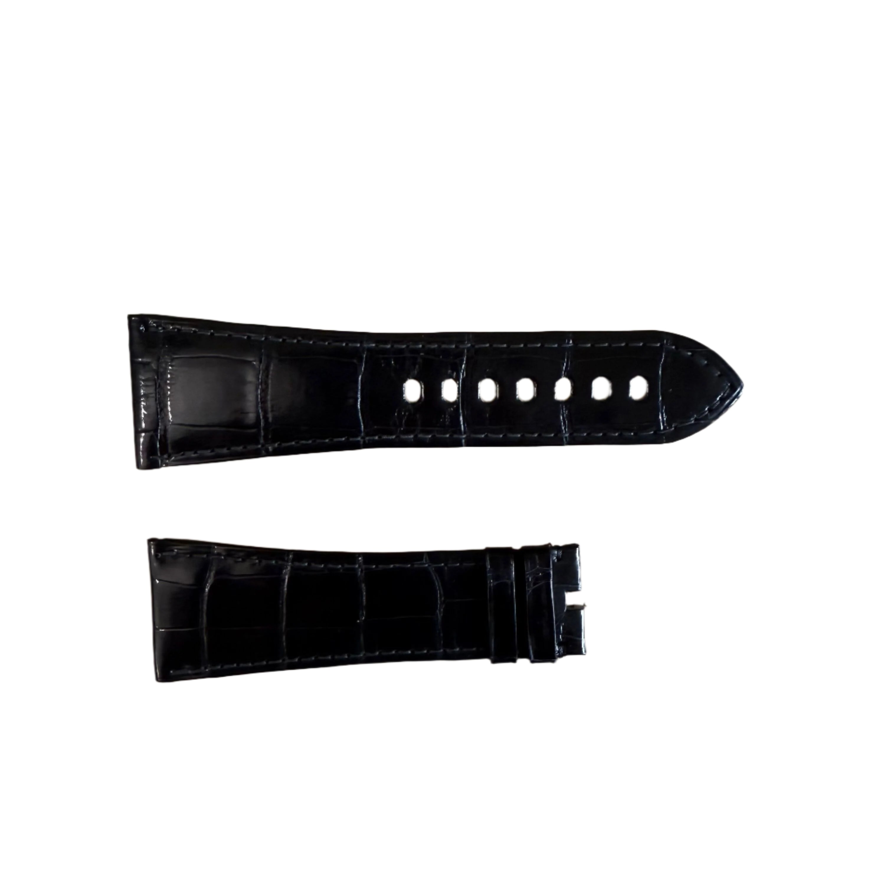 Authentic Cartier Black Alligator Watch Strap Band 29mm KD74B037