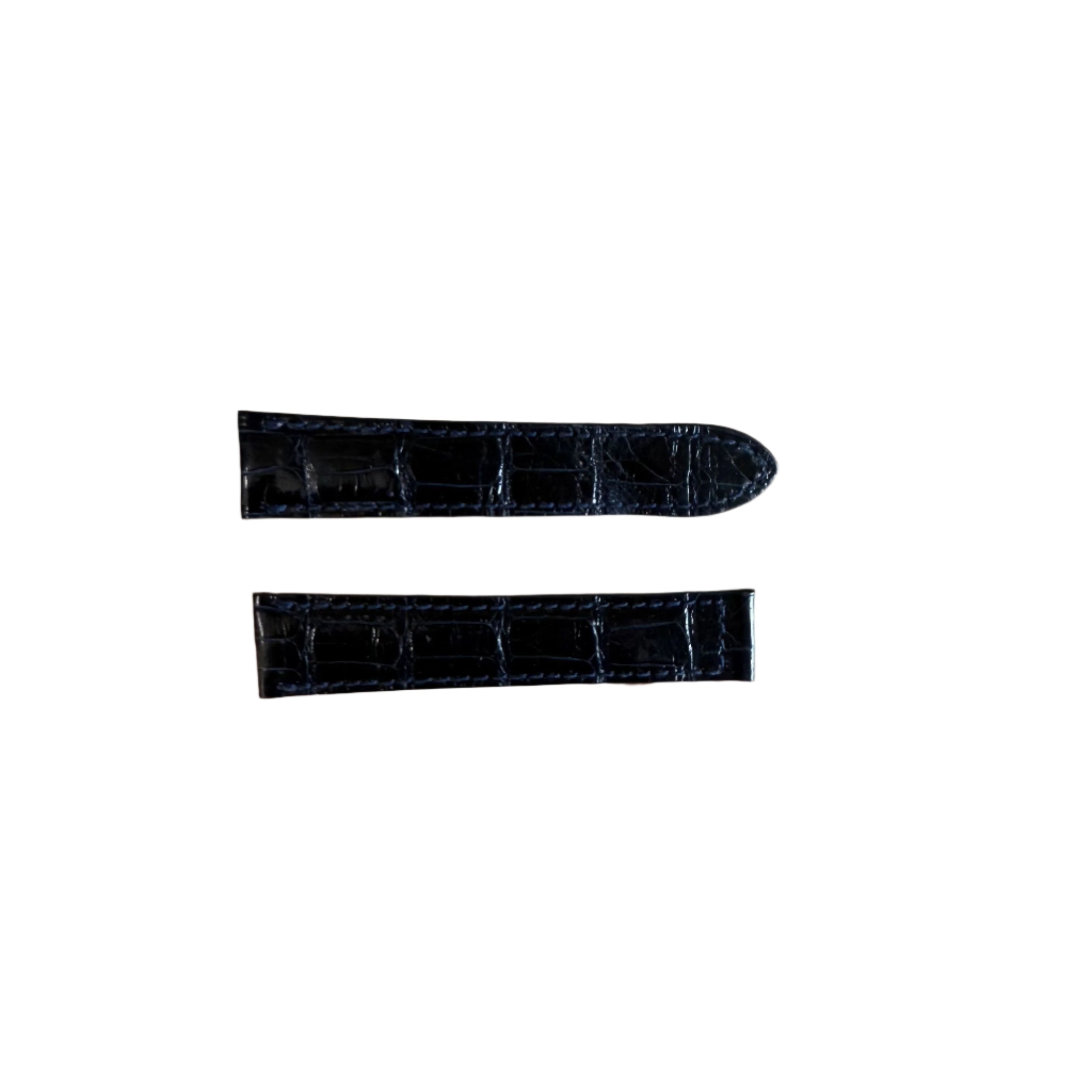 Authentic Cartier Blue Alligator Watch Strap Band 18mm KD31DN85